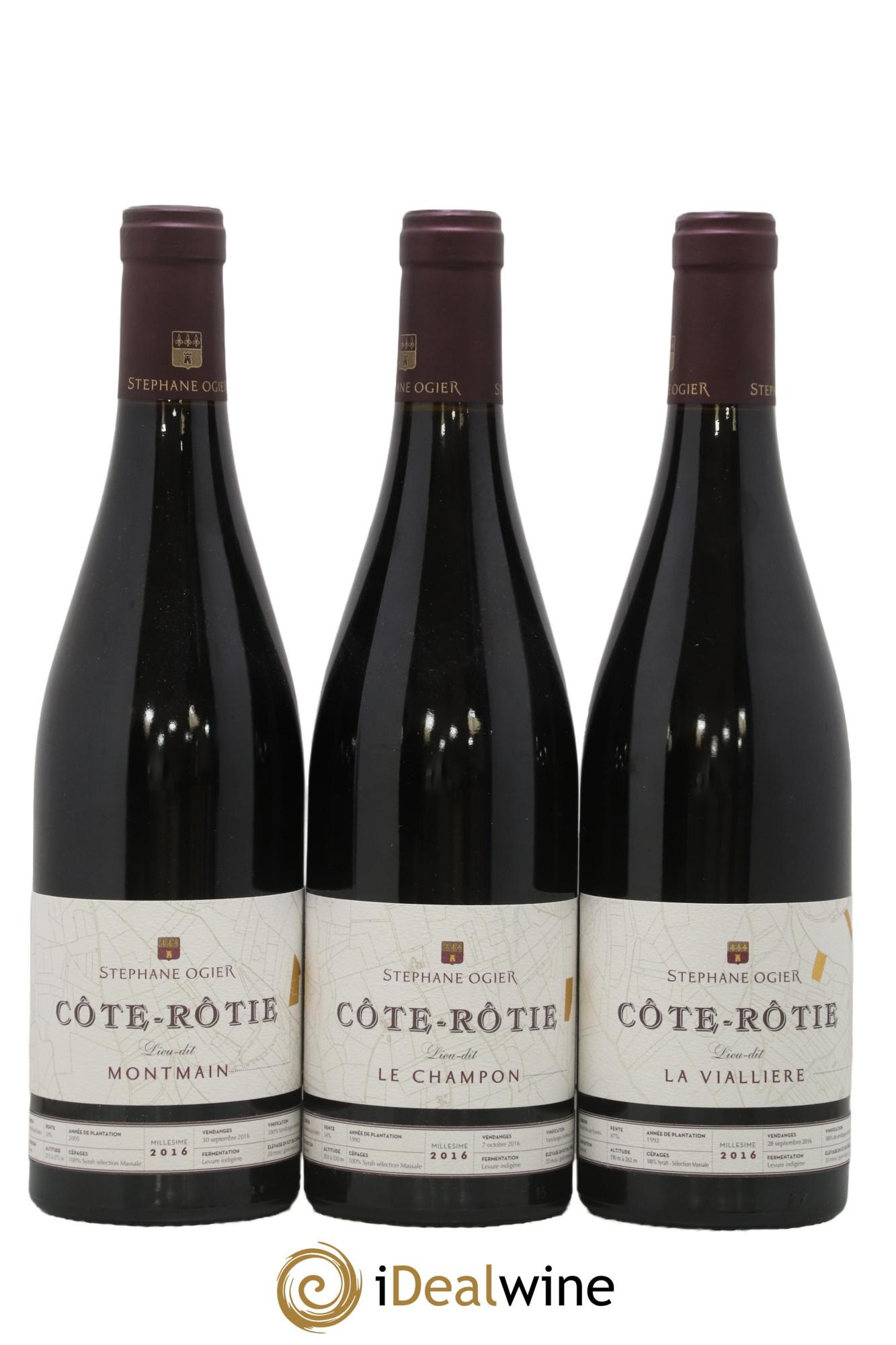 Côte-Rôtie Coffret Sélection Lieux-Dits Stéphane Ogier 2016 - Lot of 1 bottle - 2