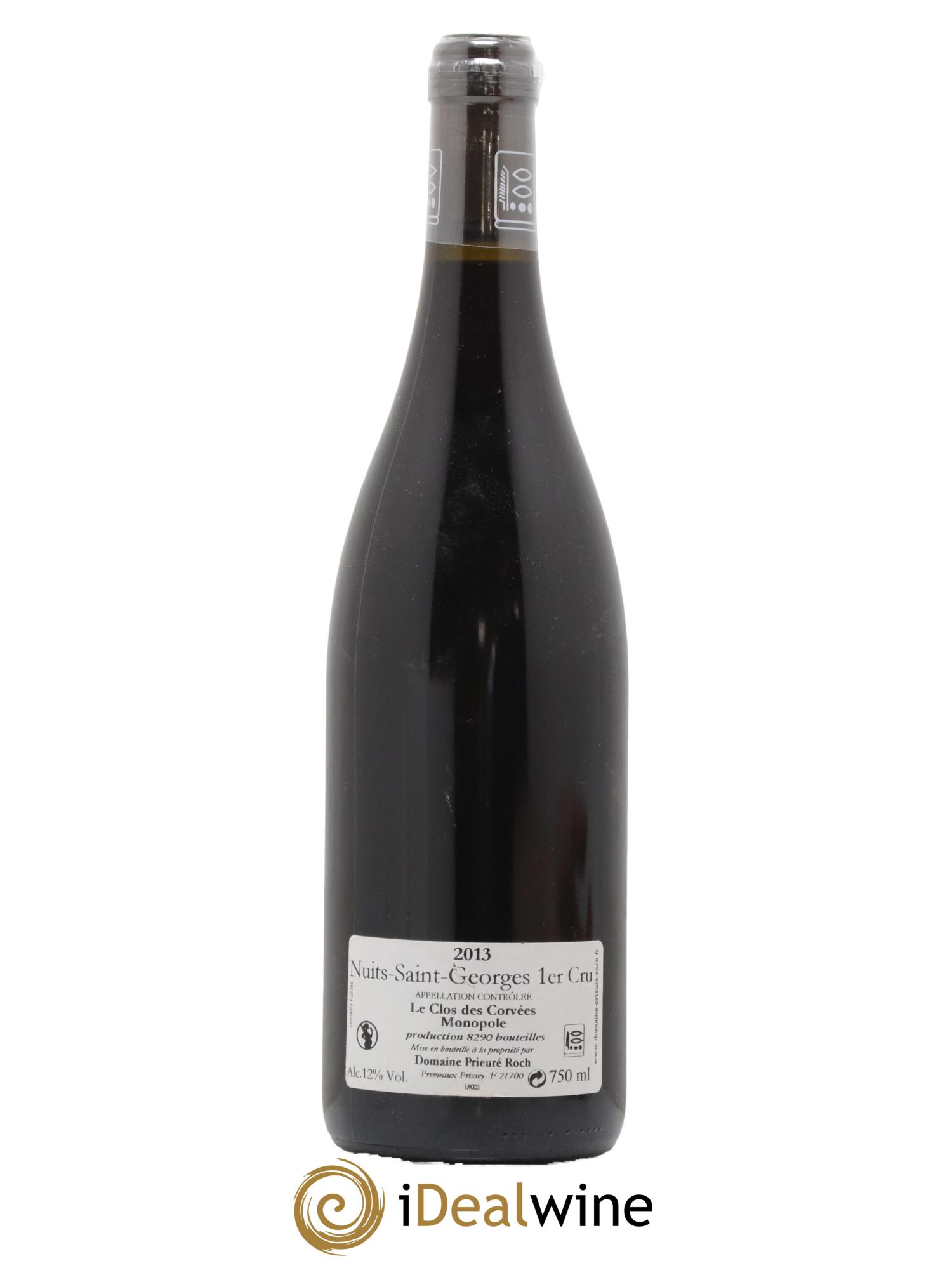 Nuits-Saint-Georges 1er Cru Le Clos des Corvées Prieuré Roch 2013 - Lot de 1 bouteille - 1