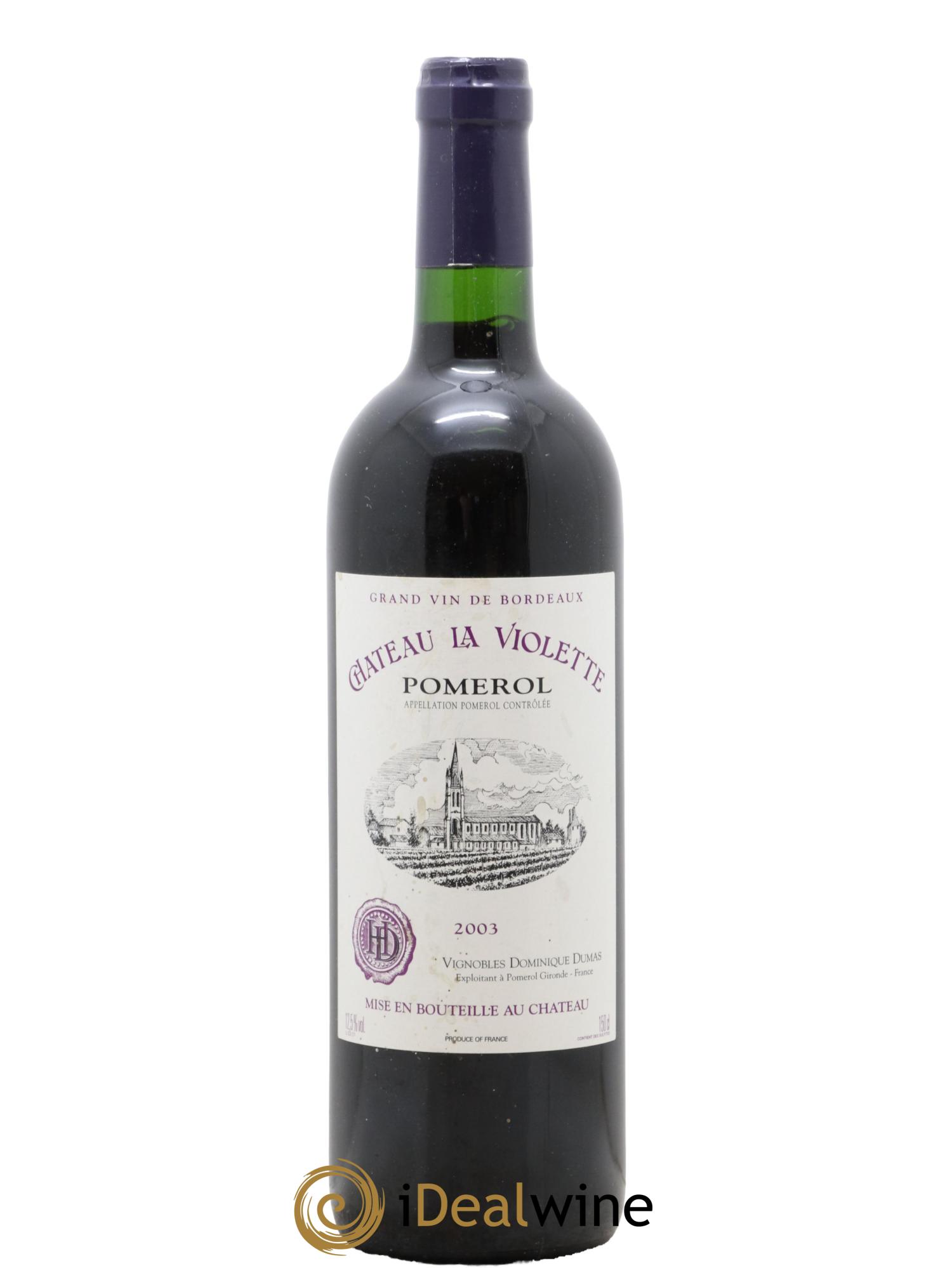 Château la Violette 2003 - Posten von 1 Flasche - 0