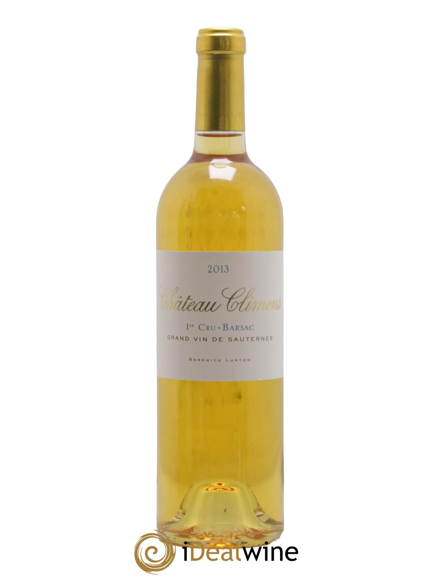Château Climens 1er Grand Cru Classé 2013 - Lot de 1 bouteille - 0