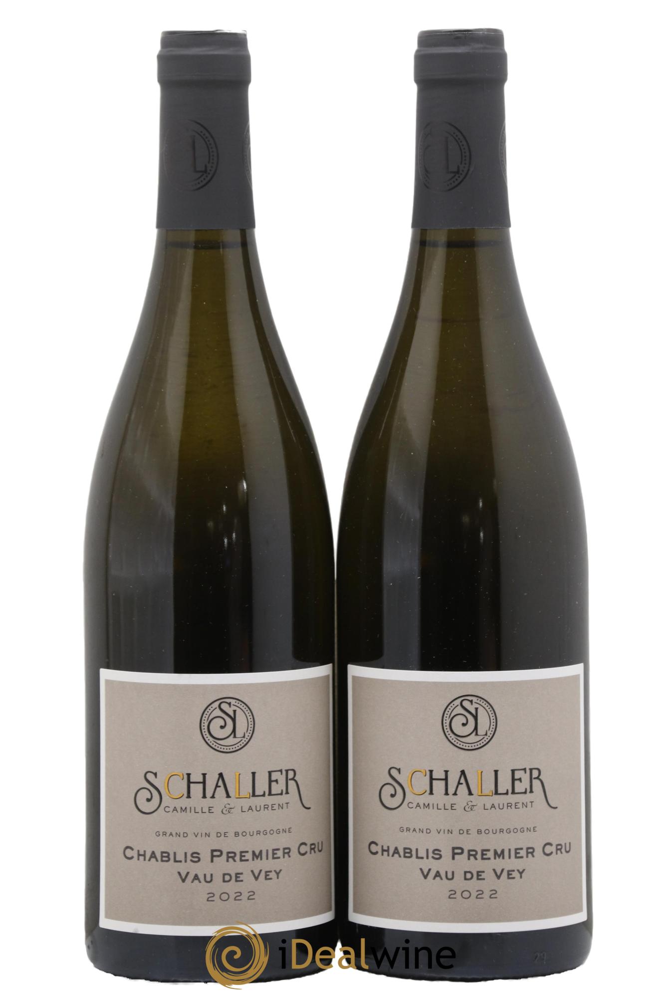 Chablis 1er Cru Vau de Vey Camille & Laurent Schaller 2022 - Lot de 2 bouteilles - 0