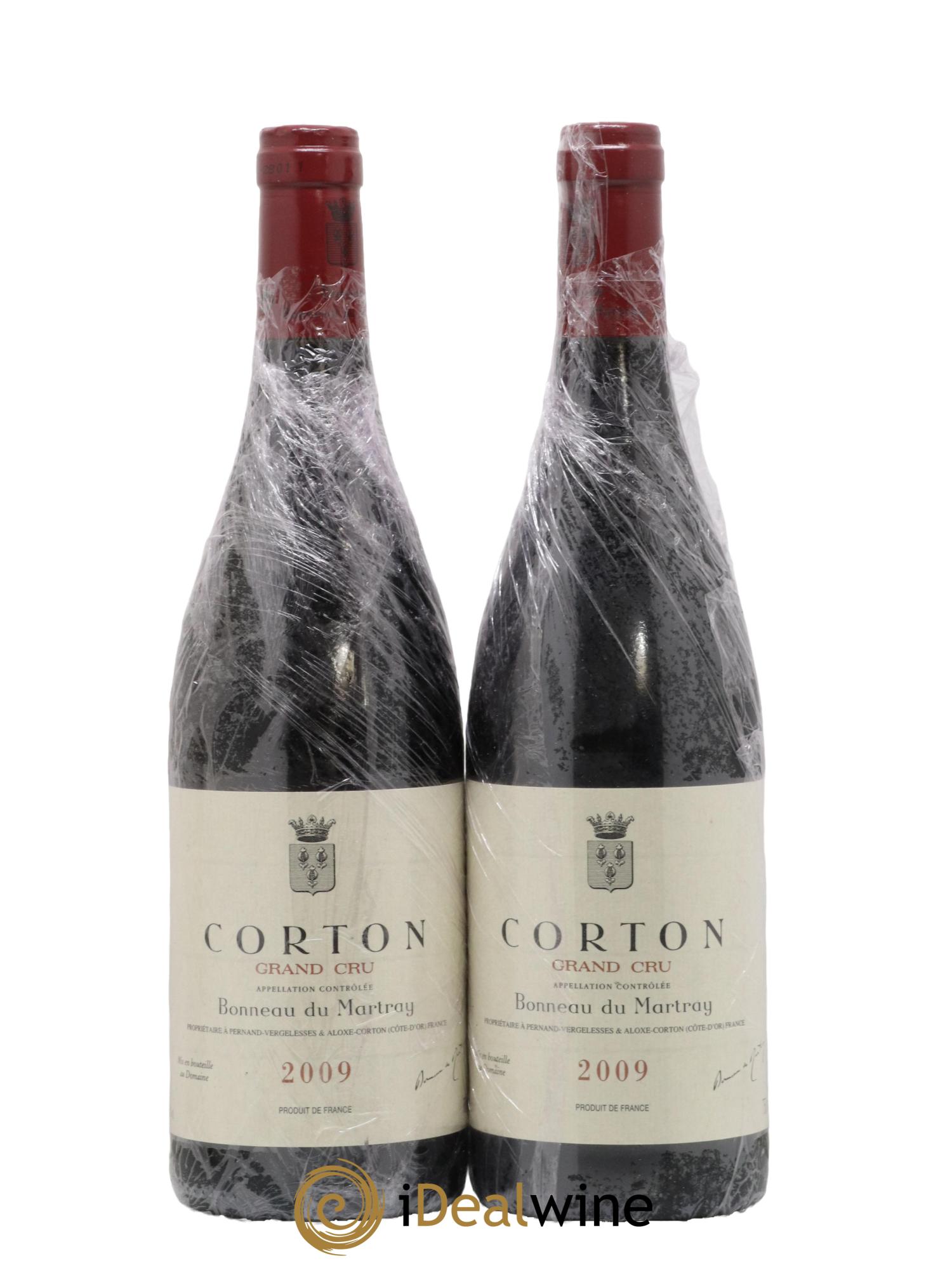 Corton Grand Cru Bonneau du Martray (Domaine) 2009 - Lot de 2 bouteilles - 0