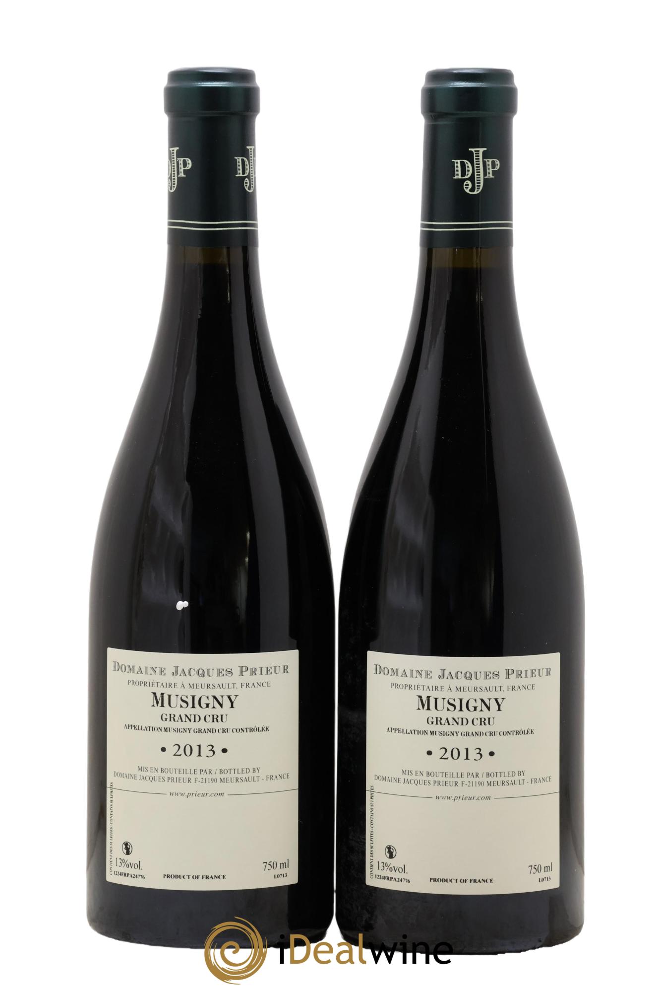 Musigny Grand Cru Jacques Prieur (Domaine) 2013 - Lotto di 2 bottiglie - 1