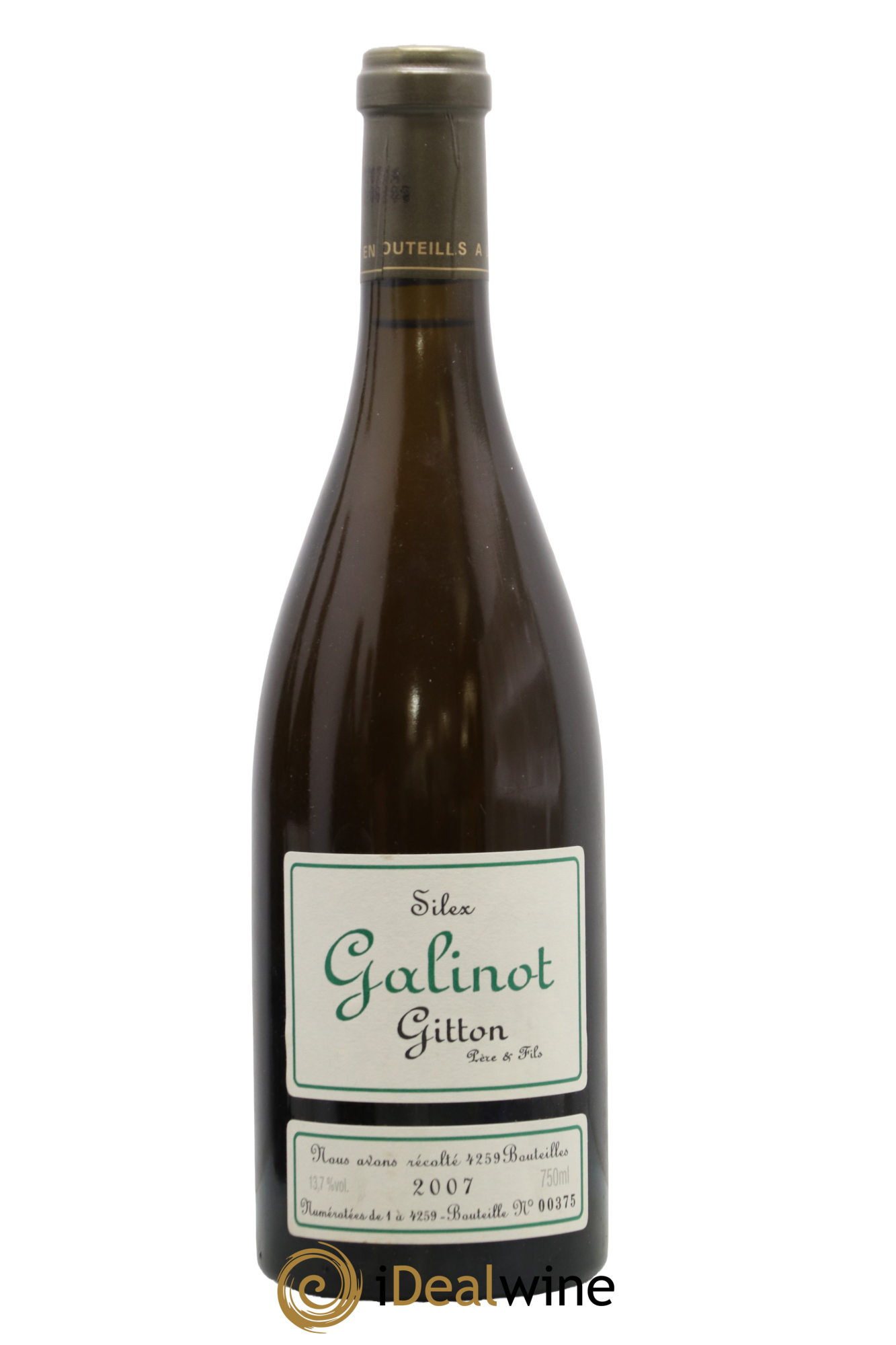 Sancerre Silex Galinot Domaine Gitton 2007 - Posten von 1 Flasche - 0