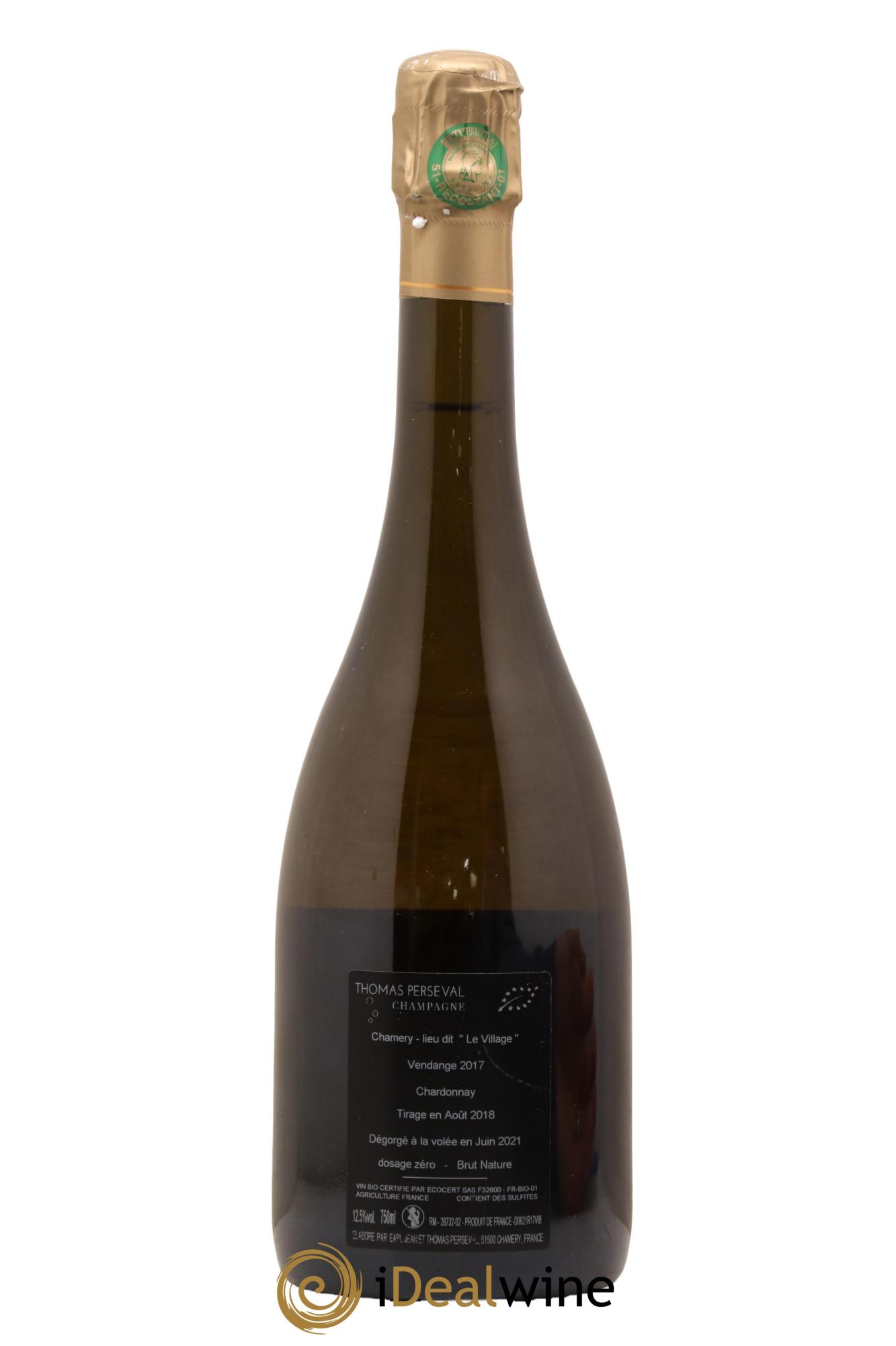 Le Village Chardonnay Thomas Perseval Le Village Thomas Perseval 2017 - Lot de 1 bouteille - 1