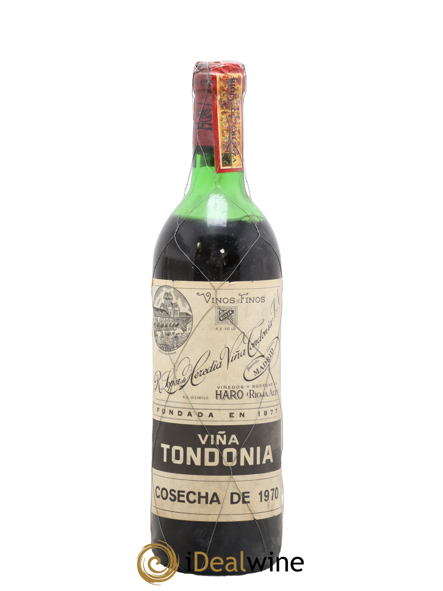 Rioja DOCA Reserva Vina Tondonia R. Lopez de Heredia 1970 - Posten von 1 Flasche - 0