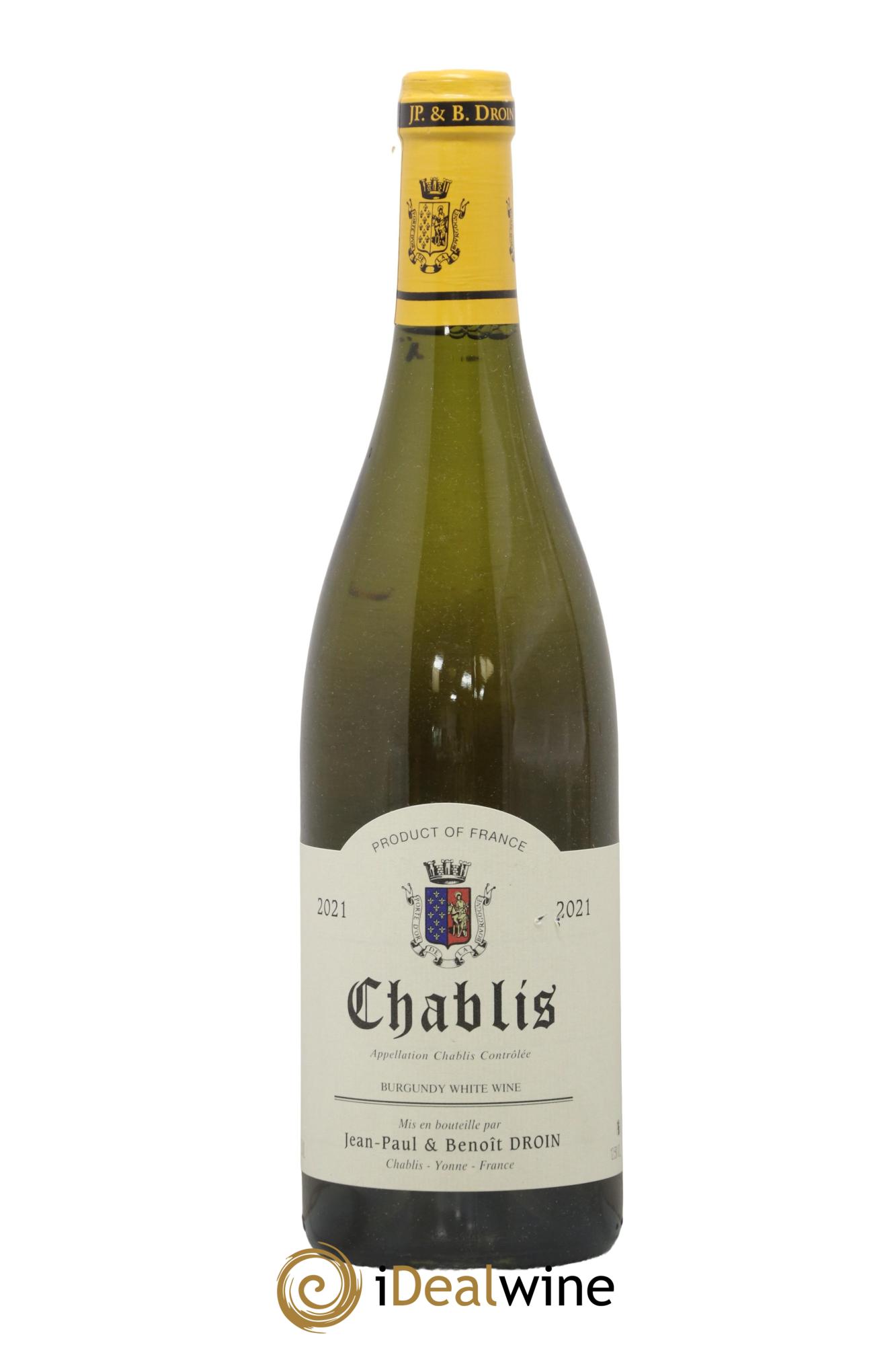 Chablis Jean-Paul & Benoît Droin (Domaine) 2021 - Lotto di 1 bottiglia - 0