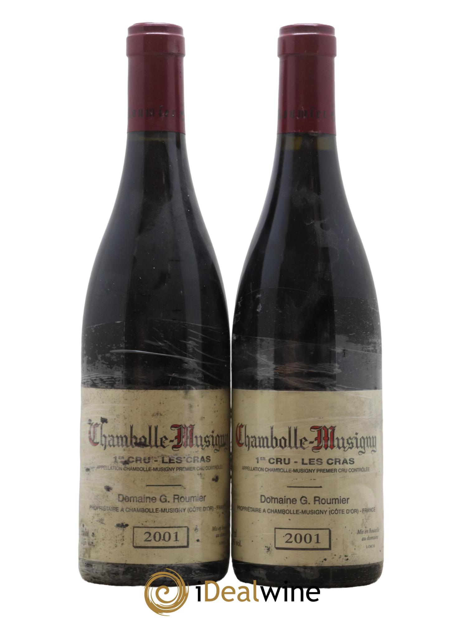 Chambolle-Musigny 1er Cru Les Cras Georges Roumier (Domaine) 2001 - Lot of 2 bottles - 0