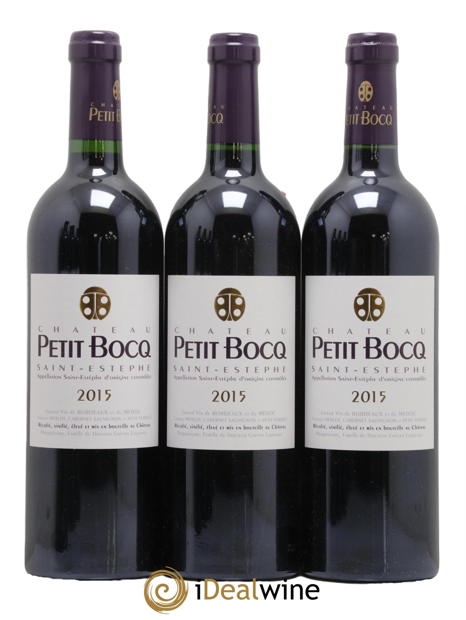 Château Petit Bocq Cru Bourgeois 2015 - Lot de 6 bouteilles - 1
