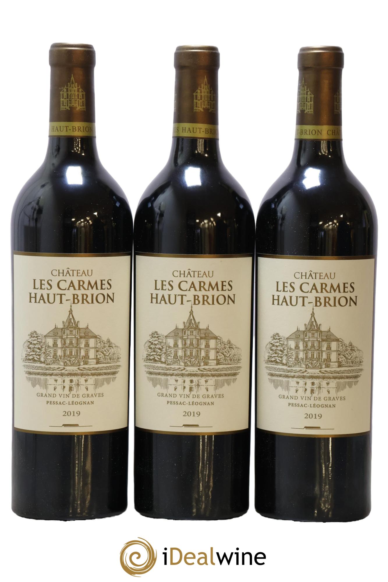 Château Les Carmes Haut-Brion 2019 - Lot de 6 bouteilles - 1