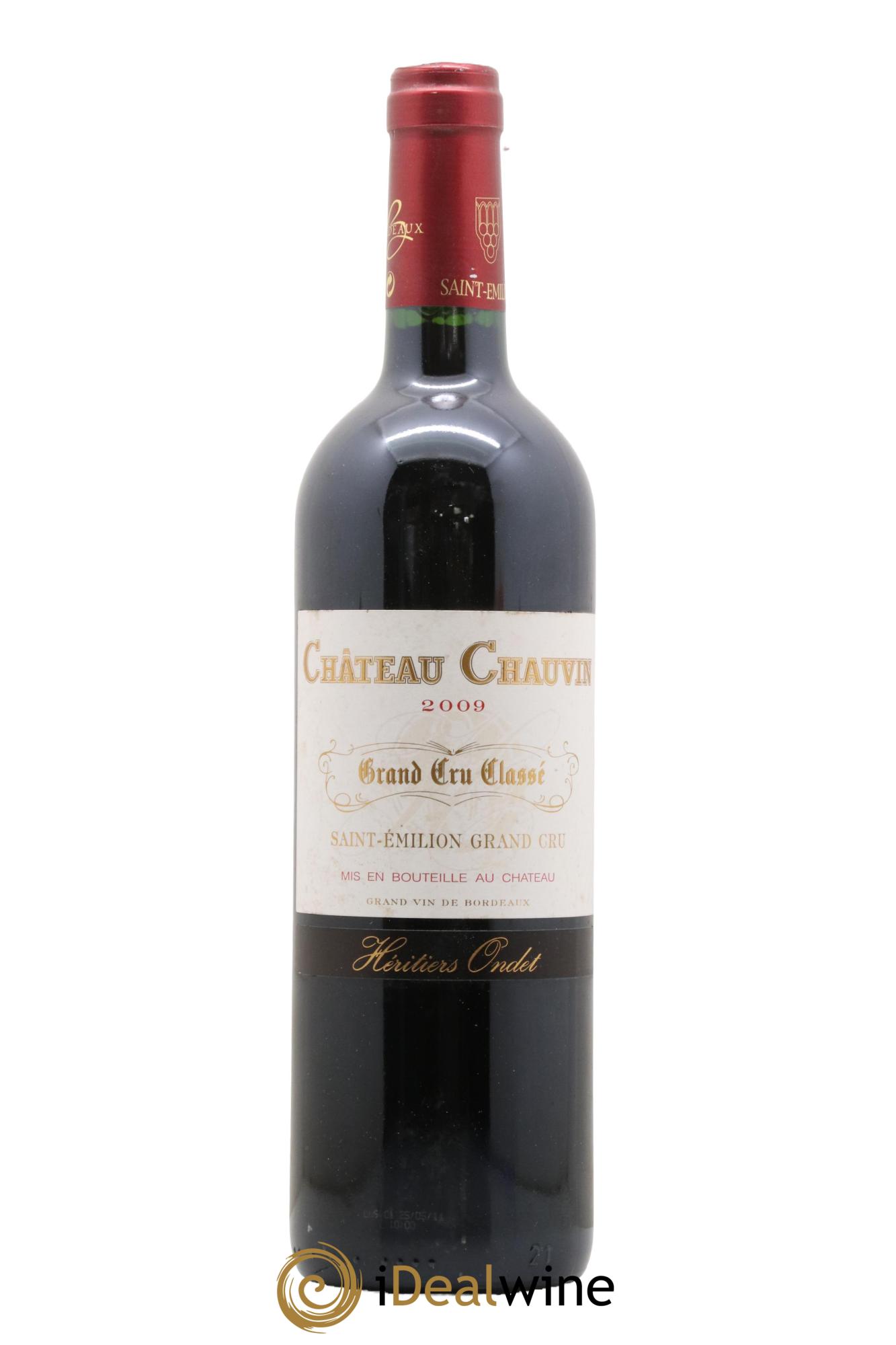 Château Chauvin Grand Cru Classé 2009 - Lot de 1 bouteille - 0