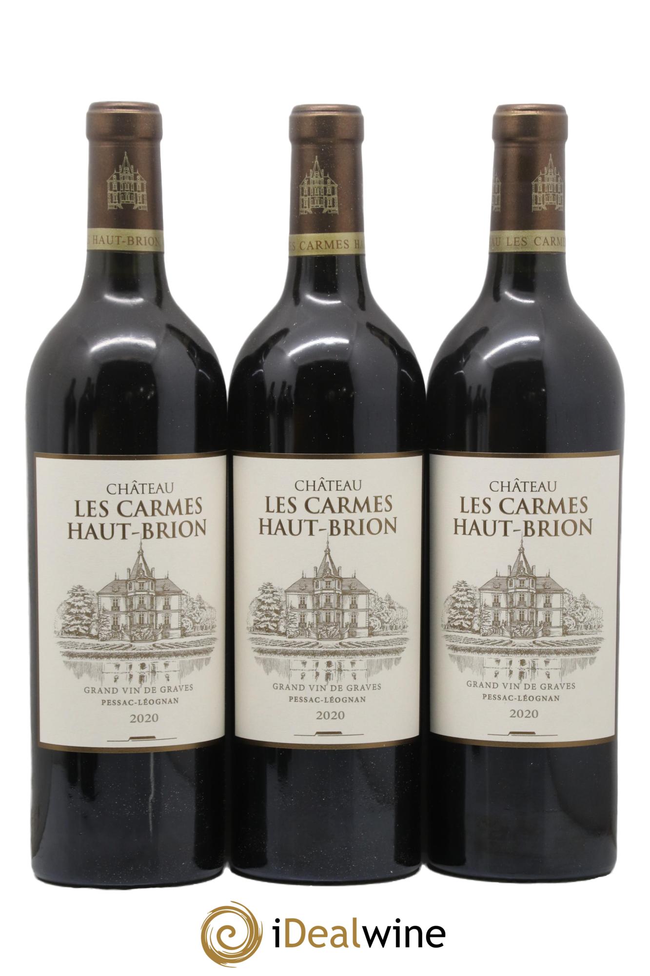 Château Les Carmes Haut-Brion 2020 - Lot de 6 bouteilles - 1