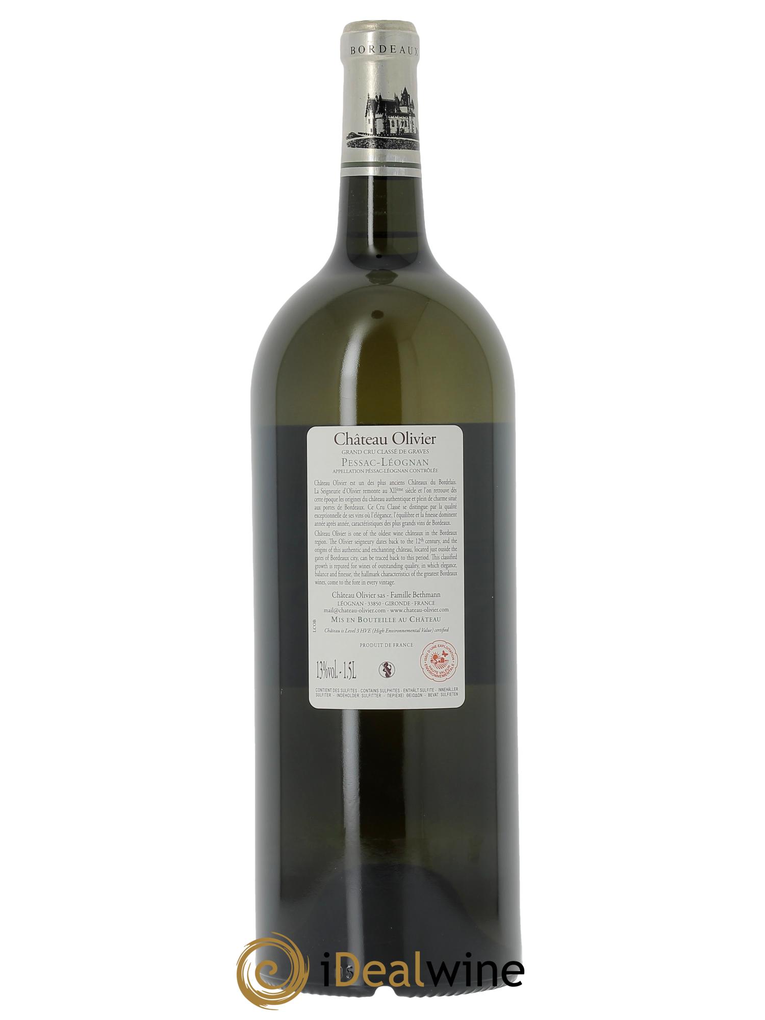 Château Olivier Cru Classé de Graves (CBO à partir de 6 mgs) 2023 - Lot de 1 magnum - 1