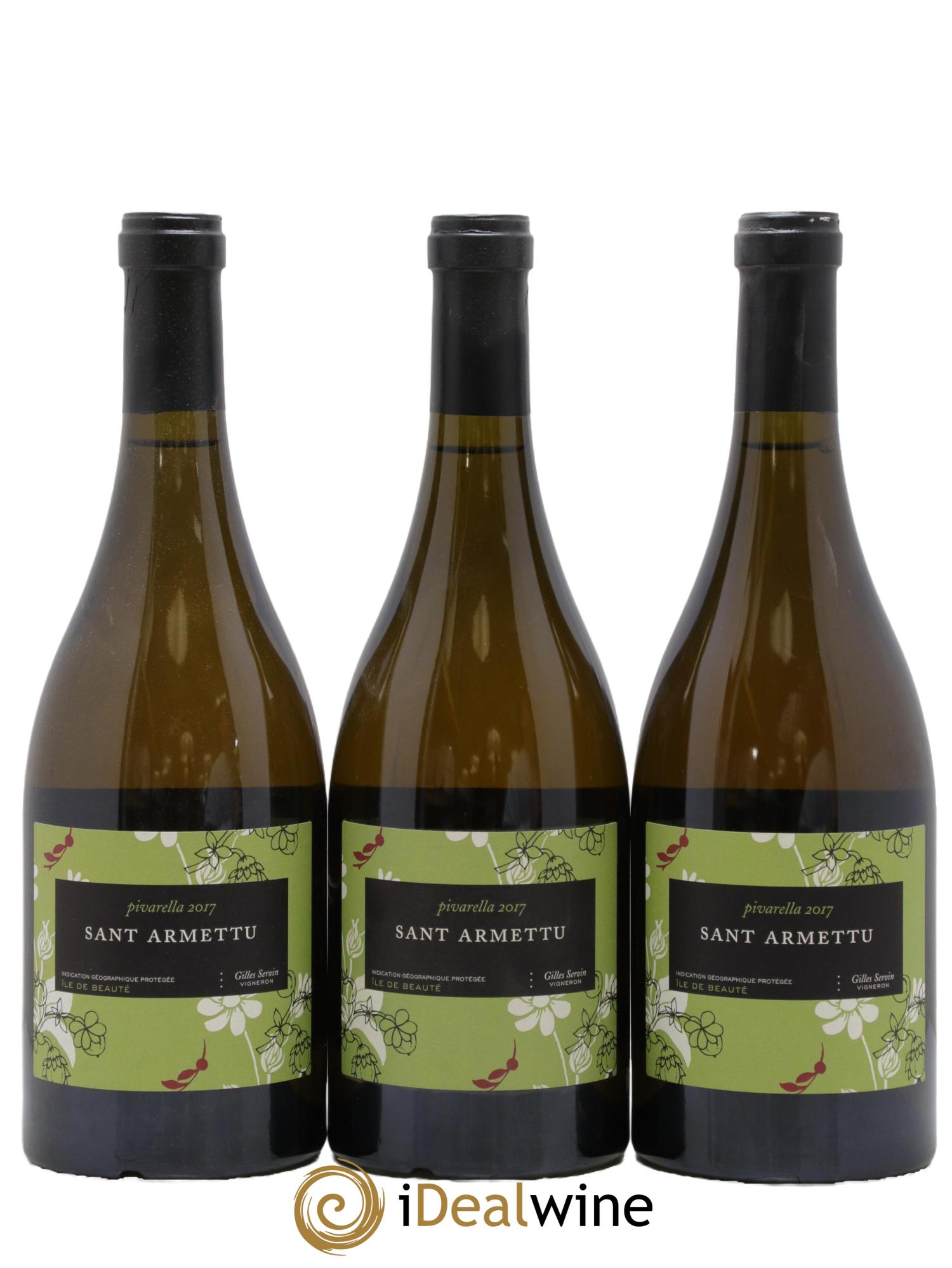 Vin de Corse Ile de Beauté Pivarella Domaine Sant' Armettu 2017 - Lotto di 3 bottiglie - 0