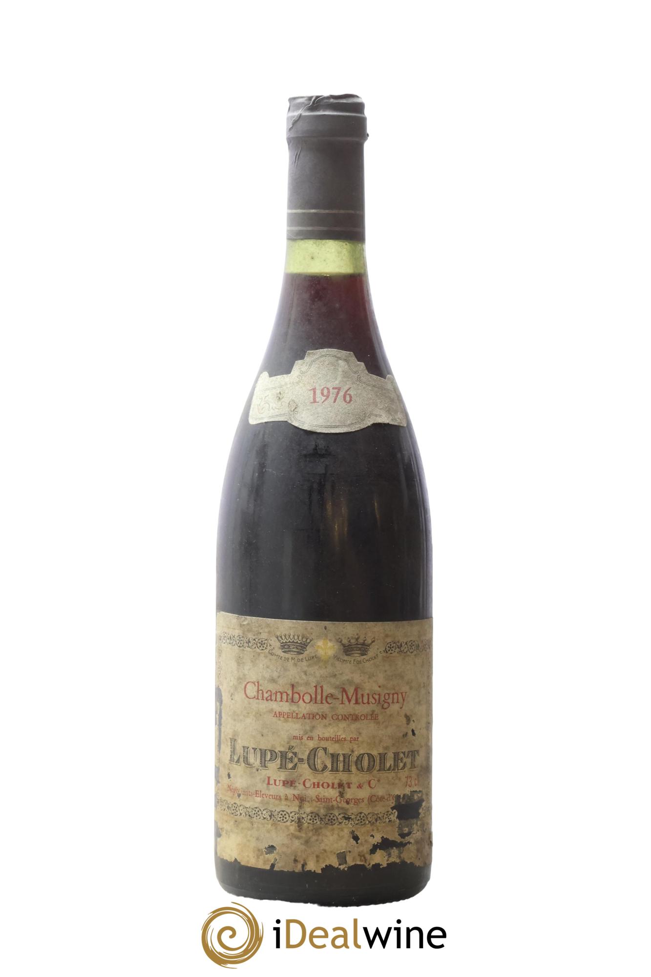 Chambolle-Musigny 1er Cru Maison Lupé-Cholet 1976 - Lot de 1 bouteille - 0