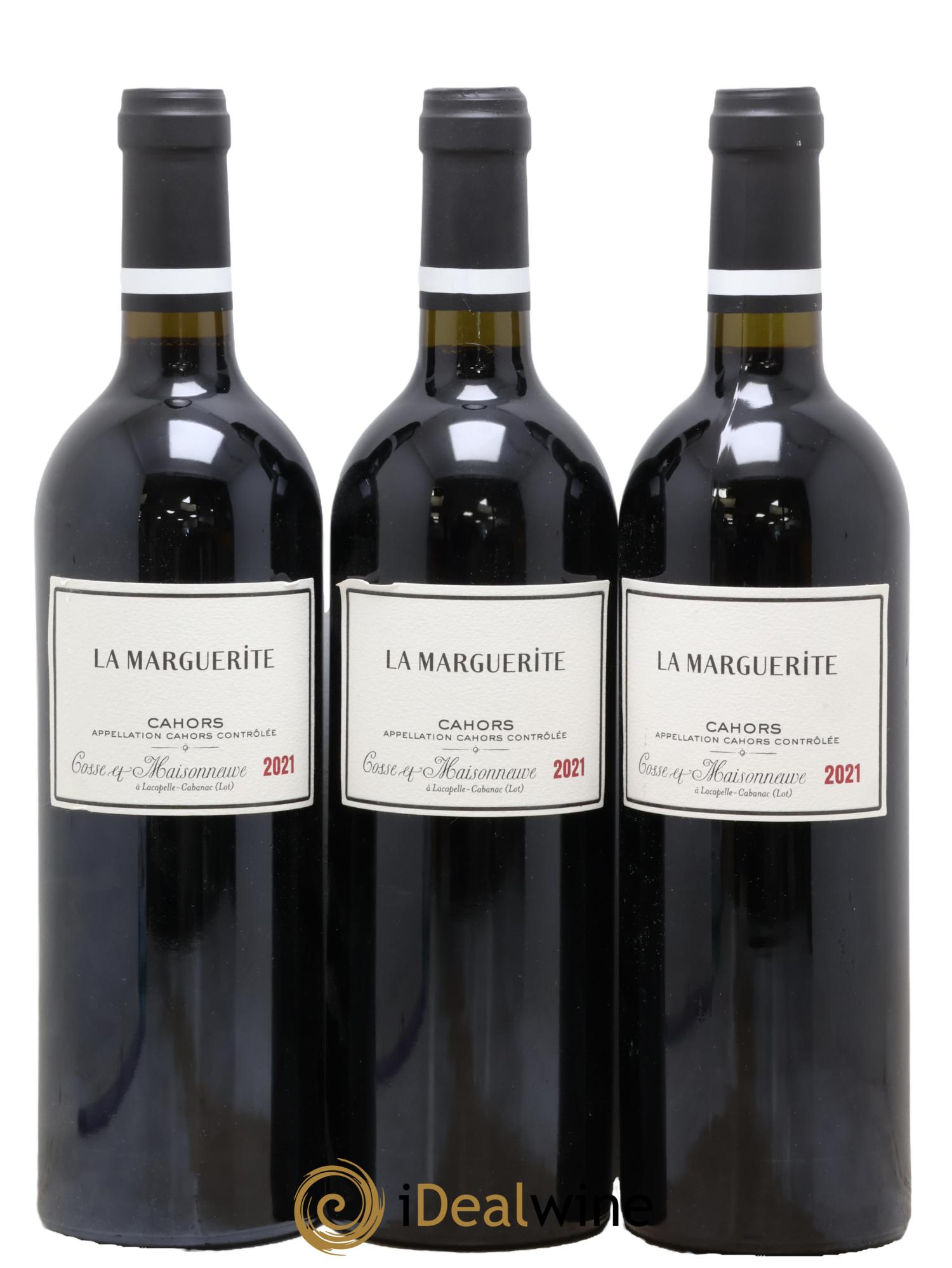 Cahors La Marguerite Cosse-Maisonneuve (Domaine) 2021 - Lot of 3 bottles - 0