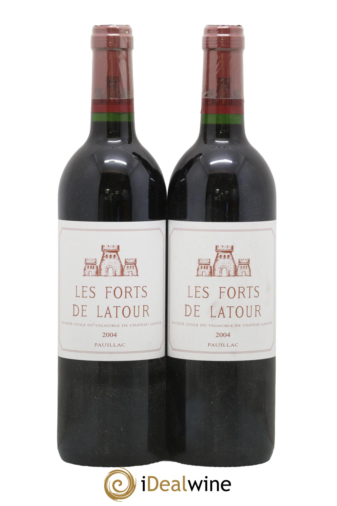 Les Forts de Latour Second Vin 2004 - Lot of 2 bottles - 0