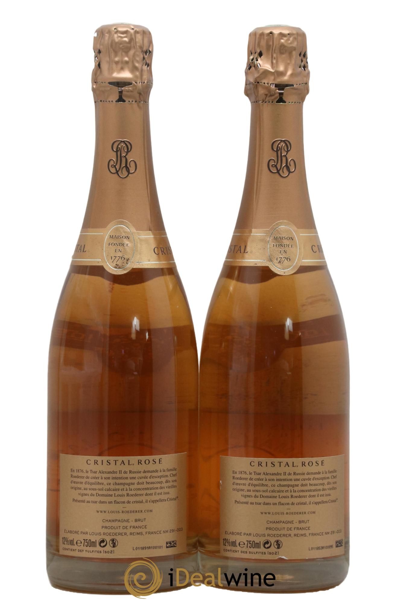 Cristal Louis Roederer 2009 - Lot of 2 bottles - 1