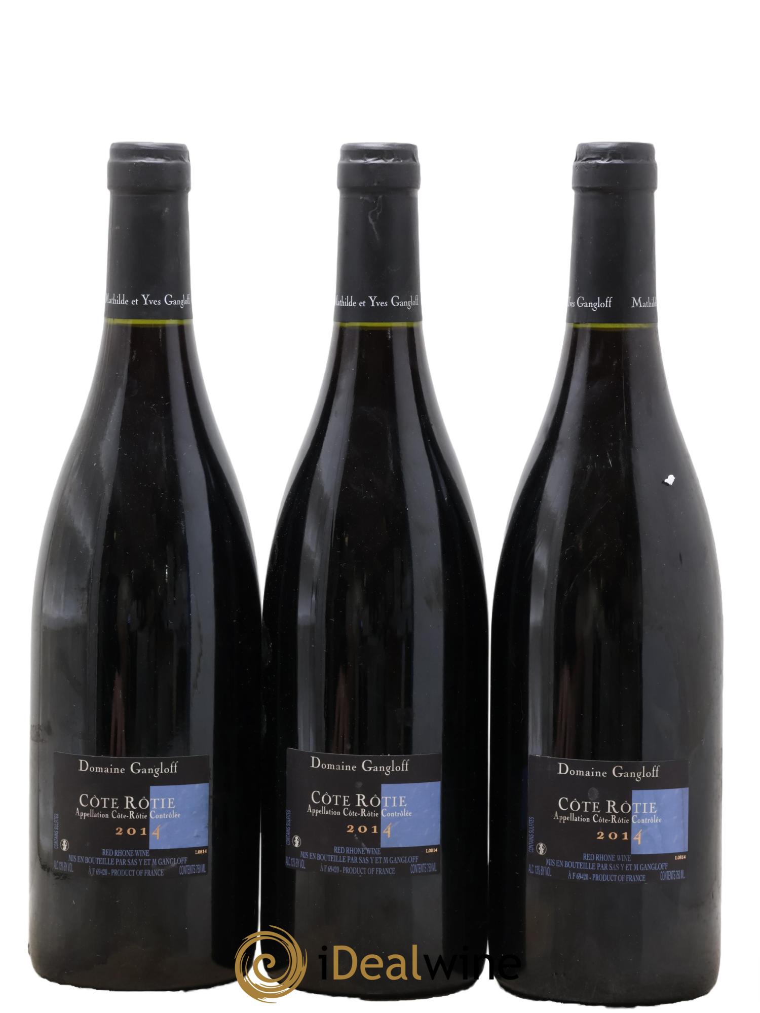 Côte-Rôtie La Barbarine Gangloff (Domaine) 2014 - Lot de 3 bouteilles - 1