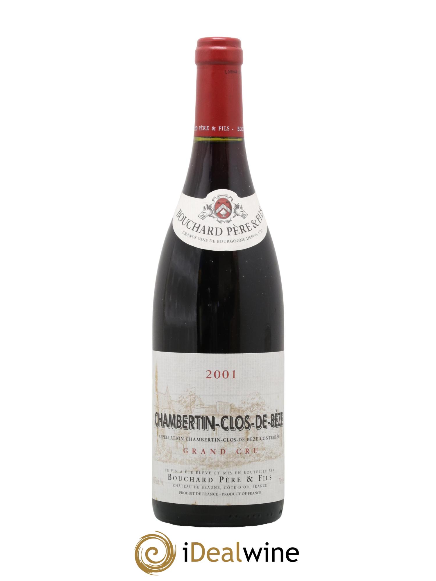 Chambertin Clos de Bèze Grand Cru Bouchard Père & Fils 2001 - Lot of 1 bottle - 0