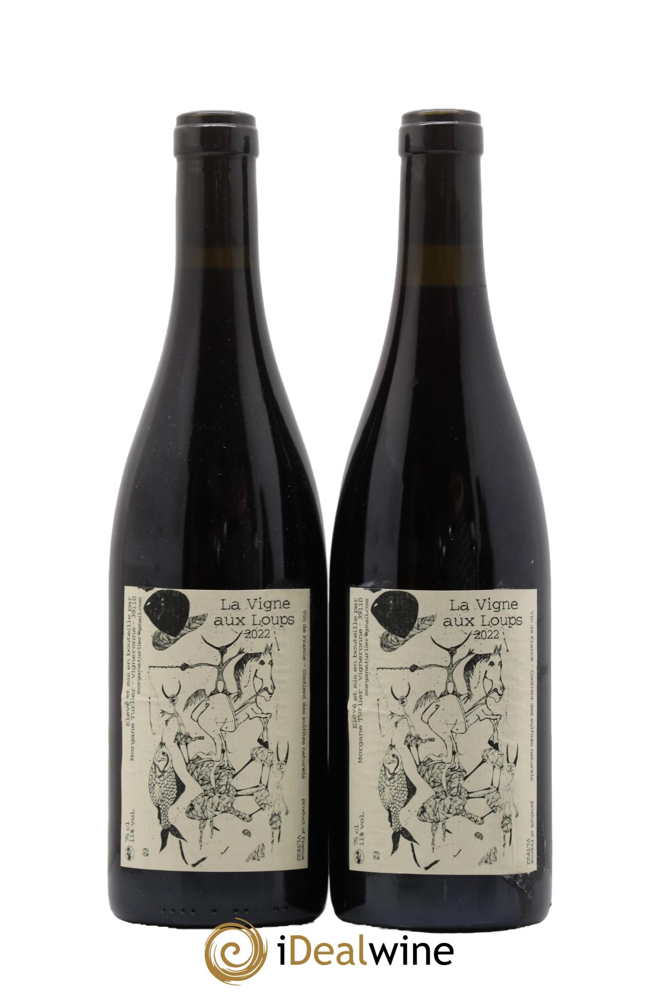 Vin de France La Vigne aux Loups Morgane Turlier 2022 - Lot de 2 bouteilles - 0