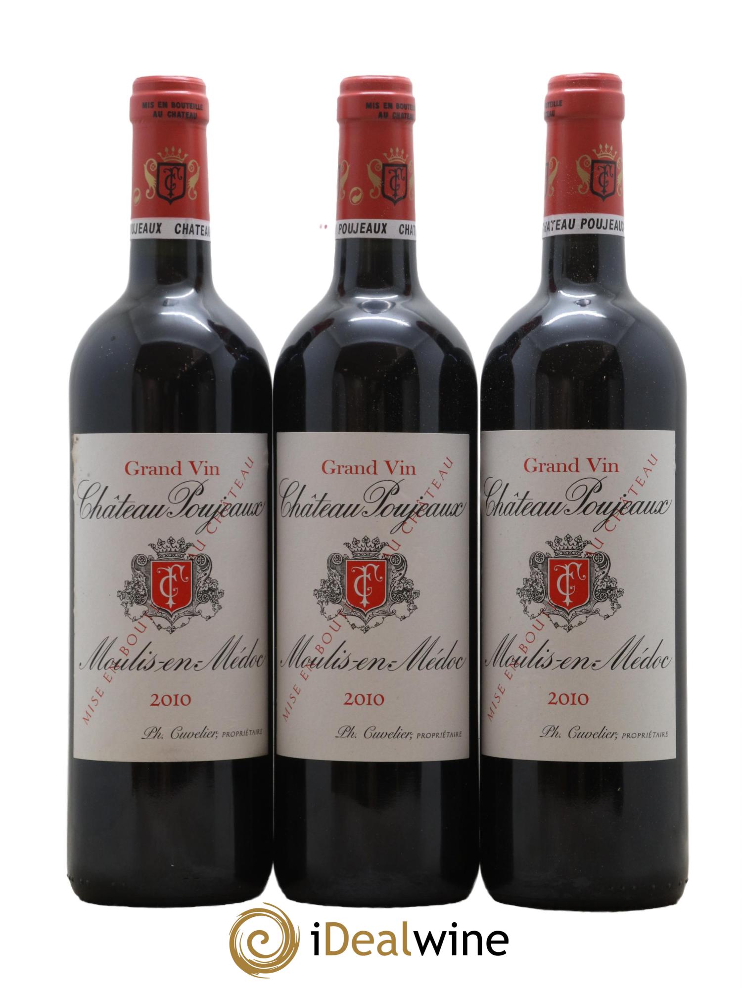 Château Poujeaux  2010 - Lot de 6 bouteilles - 1