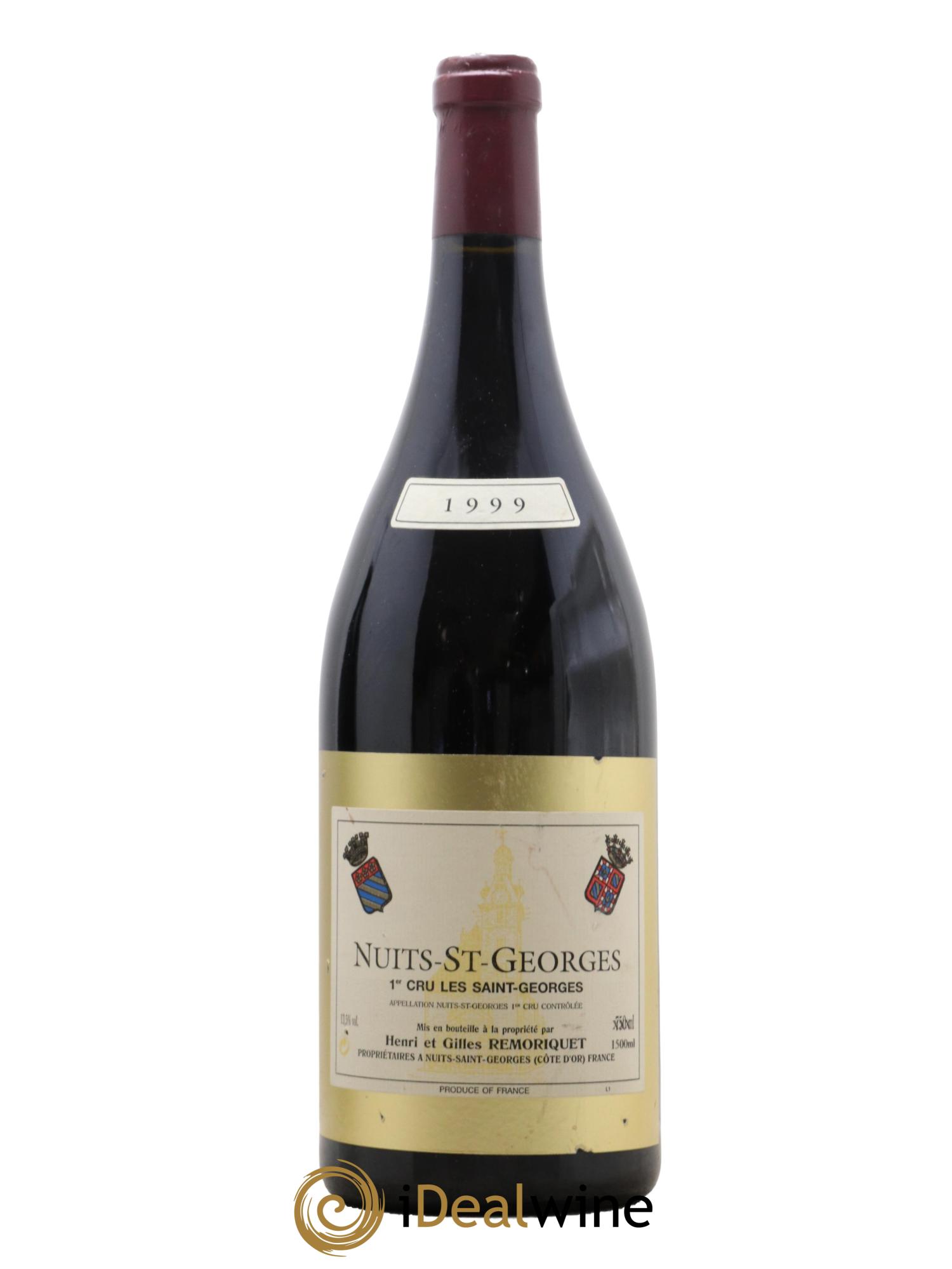 Nuits-Saint-Georges 1er Cru Les Saints Georges Gilles Remoriquet 1999 - Lot de 1 magnum - 0