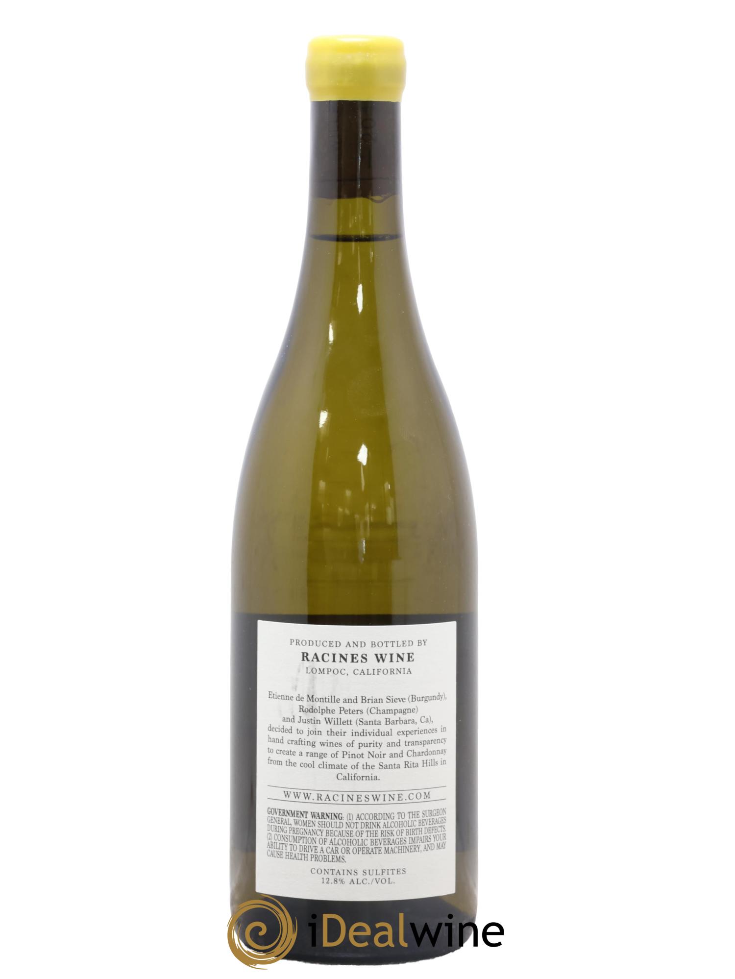 USA Santa Rita Hills Racines Bentrock Vineyard Chardonnay 2017 - Lot de 1 bouteille - 1