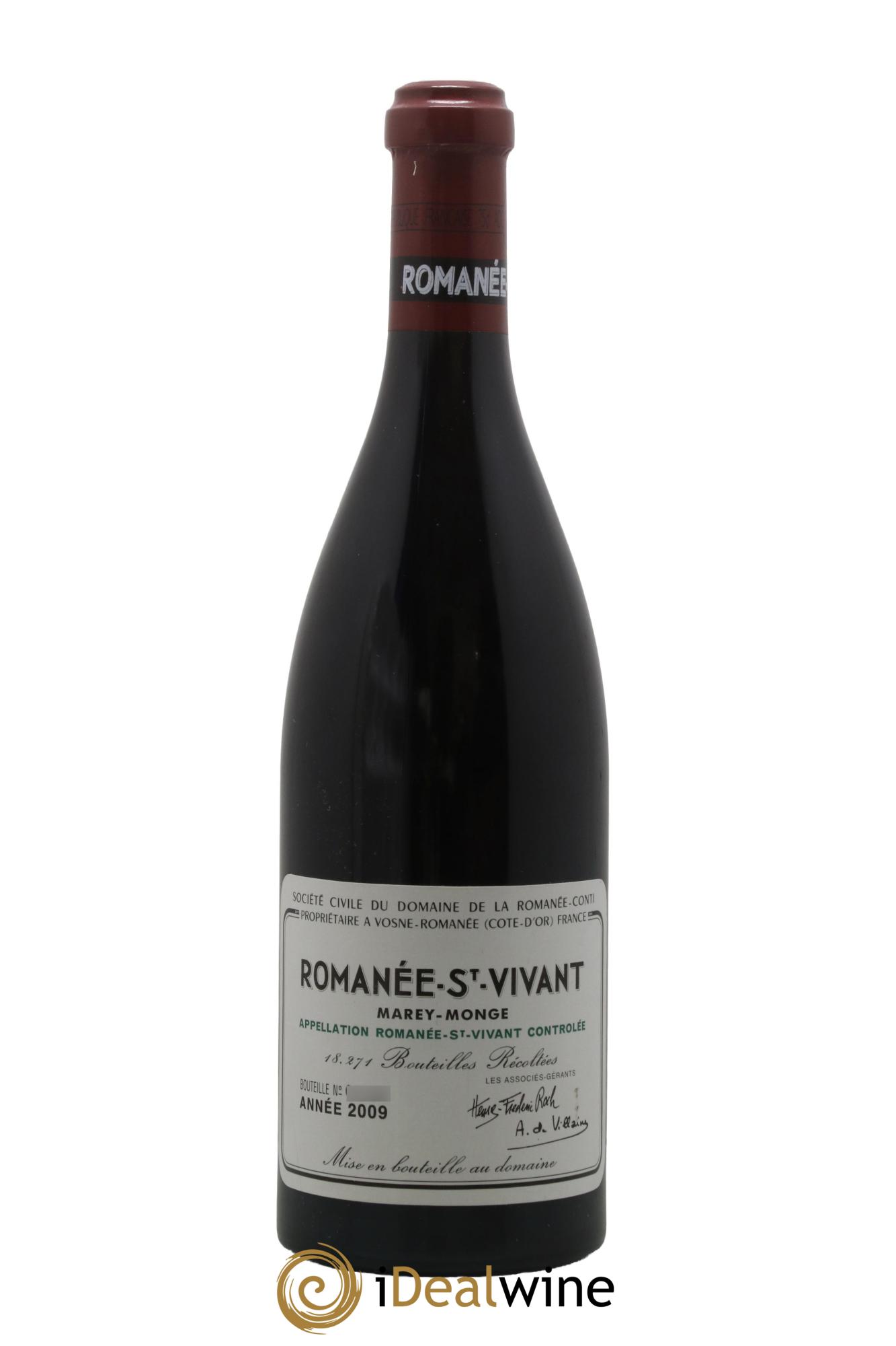 Romanée-Saint-Vivant Grand Cru Domaine de la Romanée-Conti 2009 - Lot of 1 bottle - 0