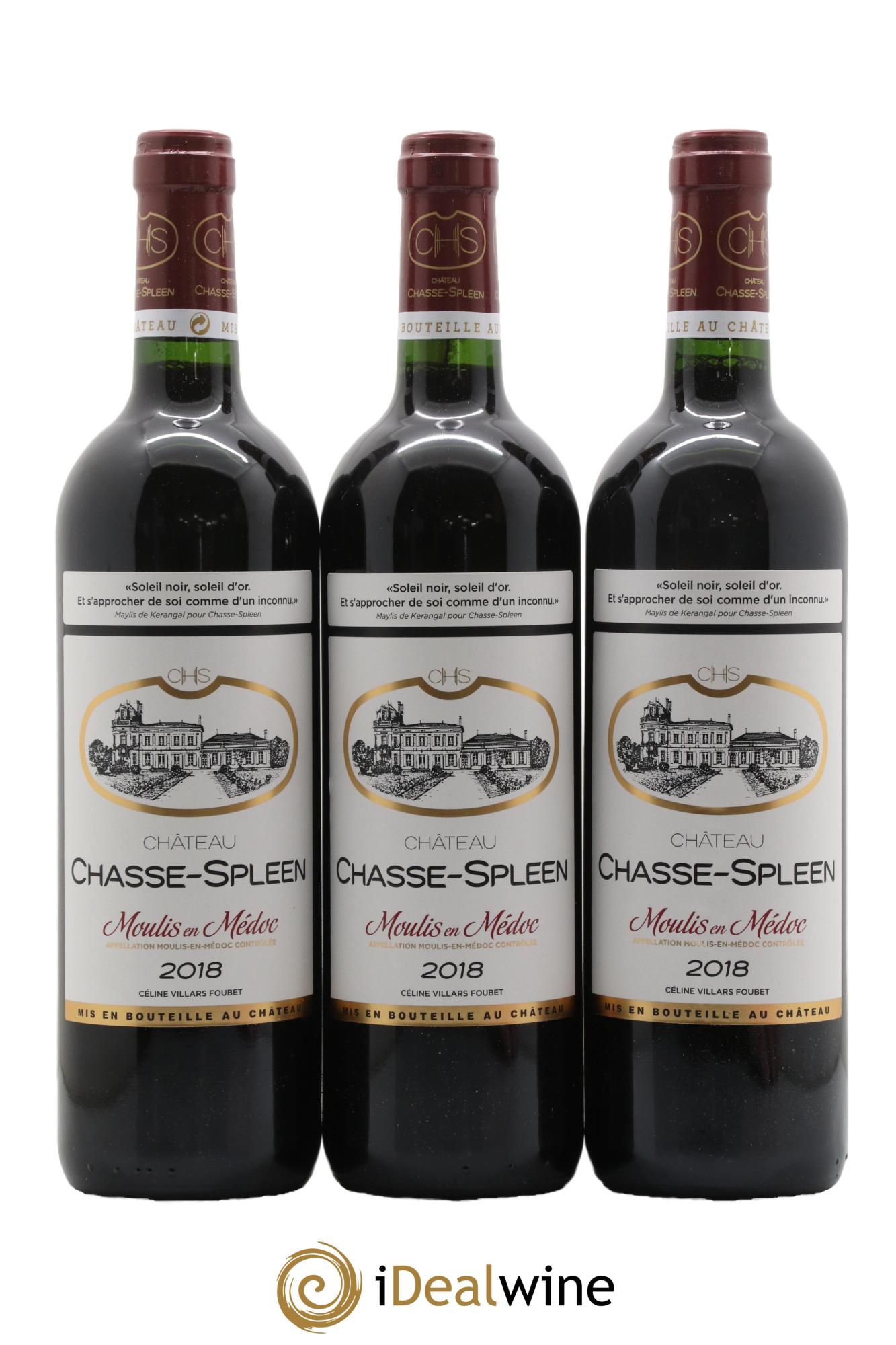 Château Chasse Spleen 2018 - Lotto di 6 bottiglie - 2