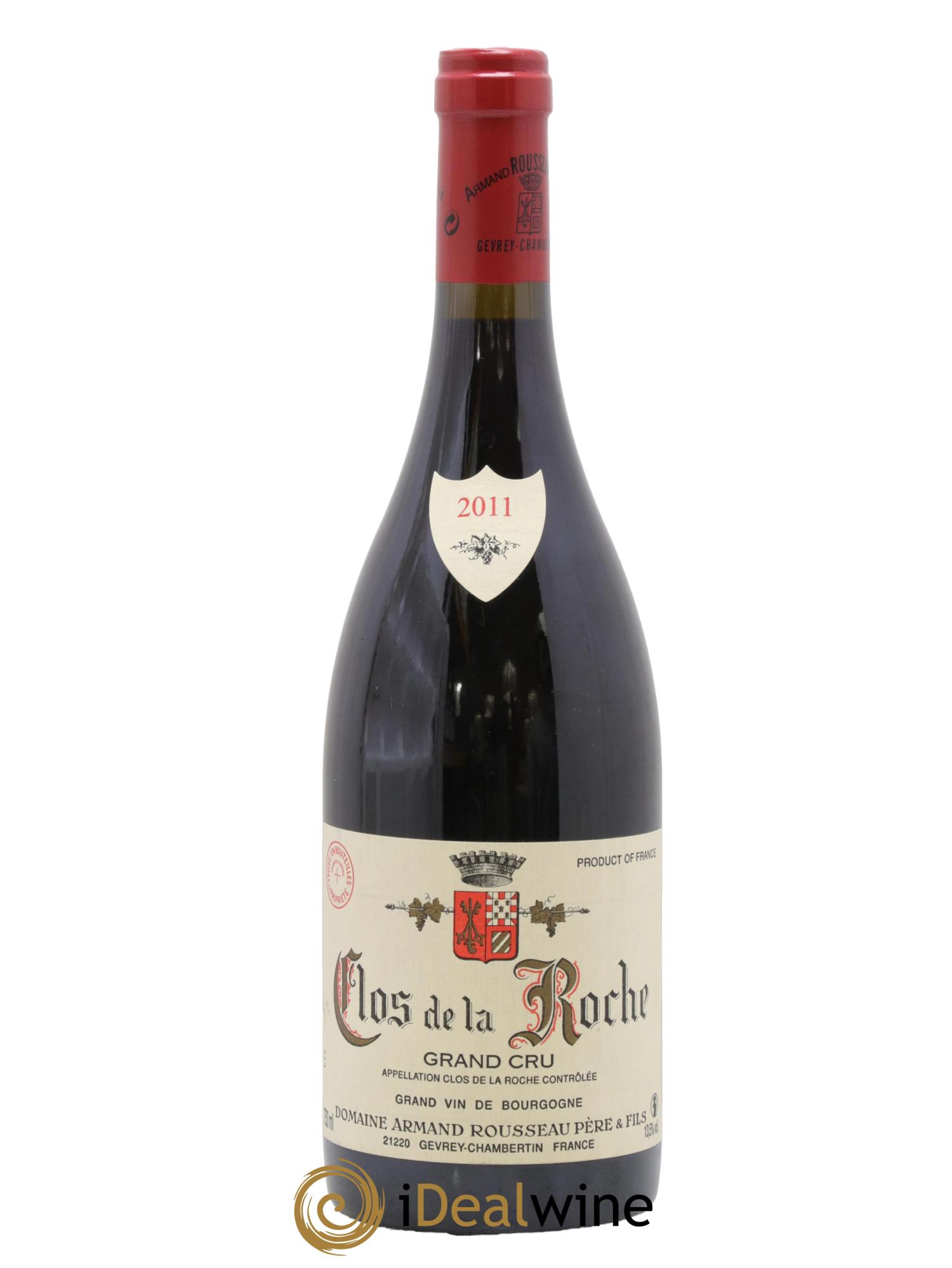 Clos de la Roche Grand Cru Armand Rousseau (Domaine) 2011 - Lot de 1 bouteille - 0
