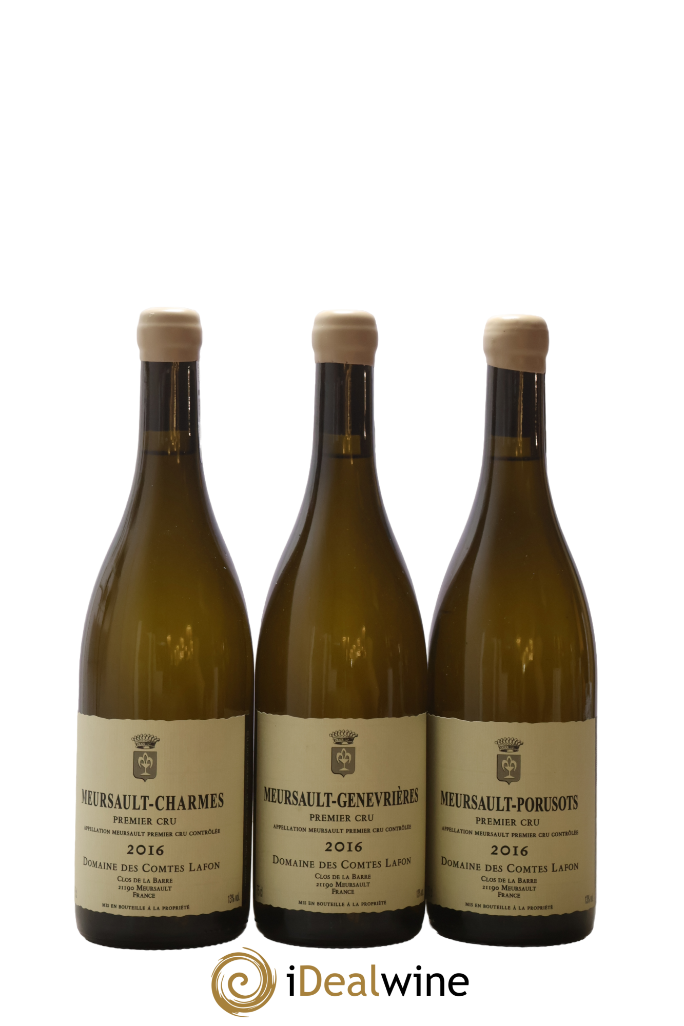 Meursault 1er Cru Caisse Prestige 6 Climats Comtes Lafon (Domaine des)  2016 - Lot de 6 bouteilles - 2