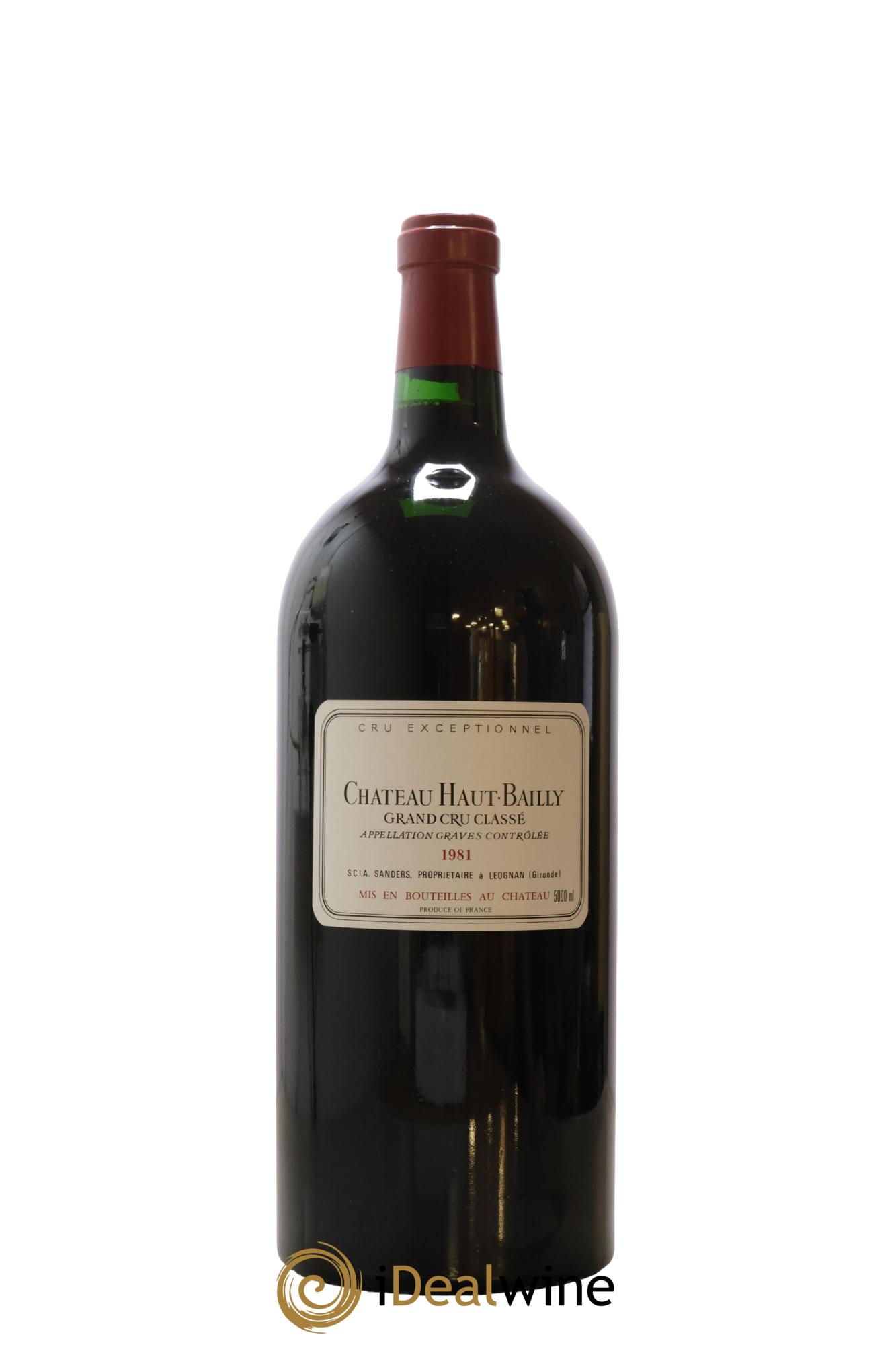 Château Haut-Bailly Cru Classé de Graves 1981 - Lot de 1 jeroboam - 0