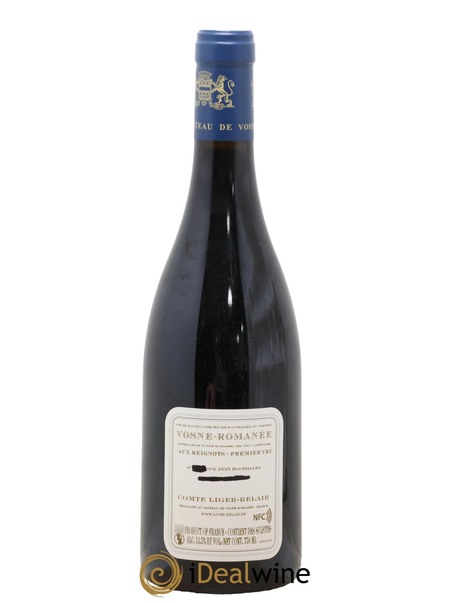 Vosne-Romanée 1er Cru Aux Reignots Ch. de Vosne-Romanée Comte Liger-Belair (Domaine du) 2016 - Lot de 1 bouteille - 1