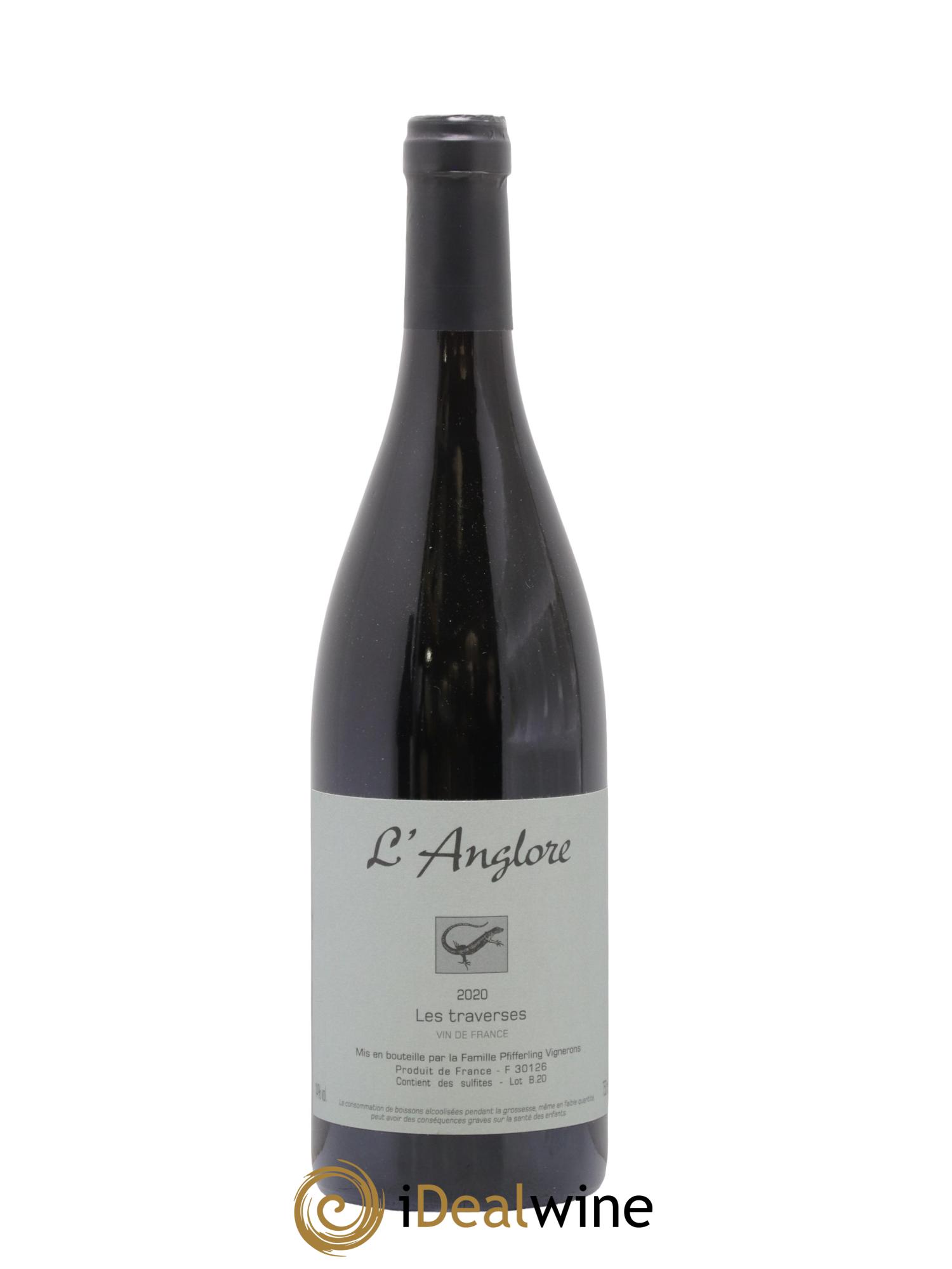 Vin de France Les Traverses L'Anglore 2020 - Posten von 1 Flasche - 0