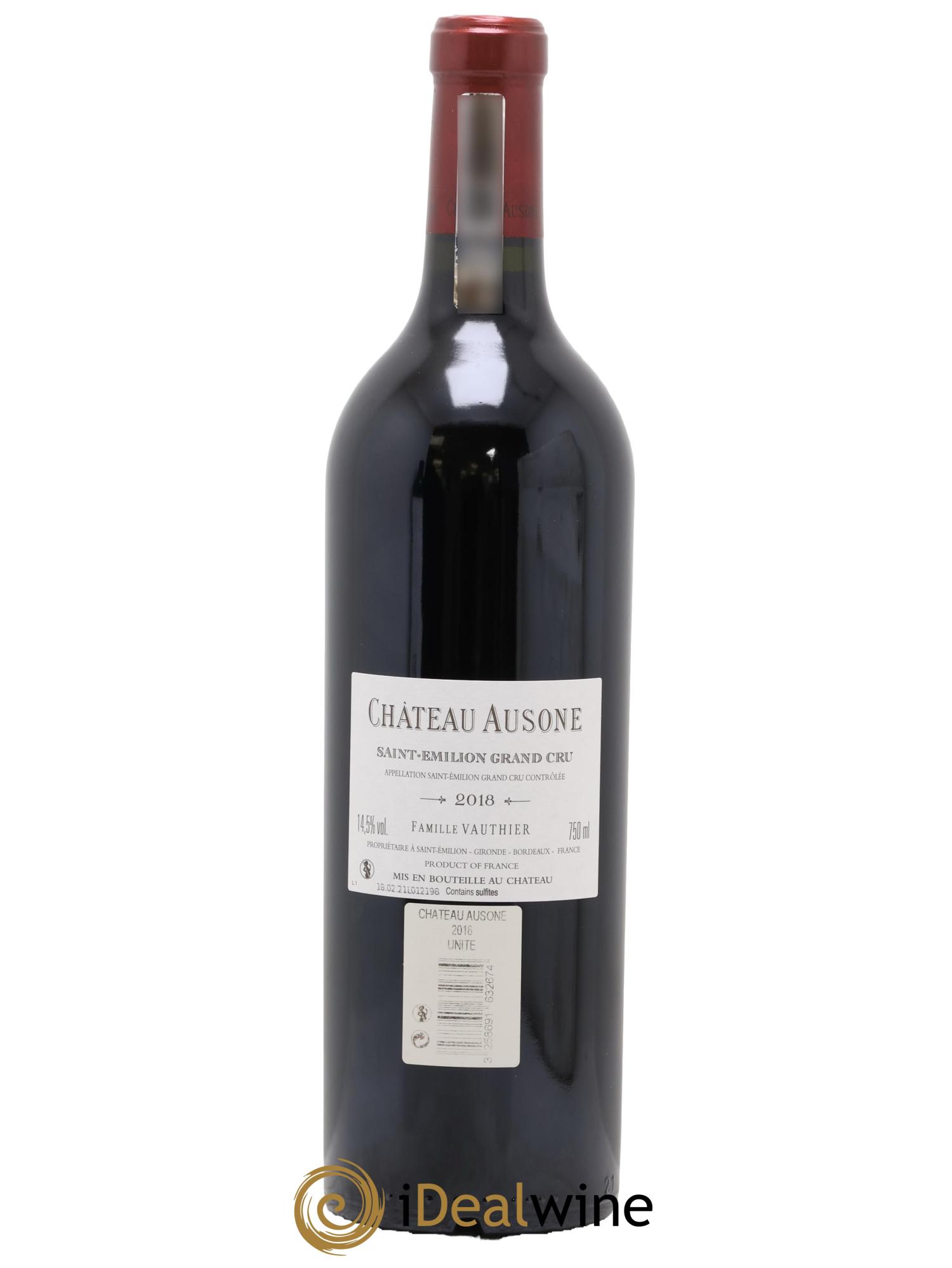 Château Ausone 1er Grand Cru Classé A 2018 - Lot of 1 bottle - 1