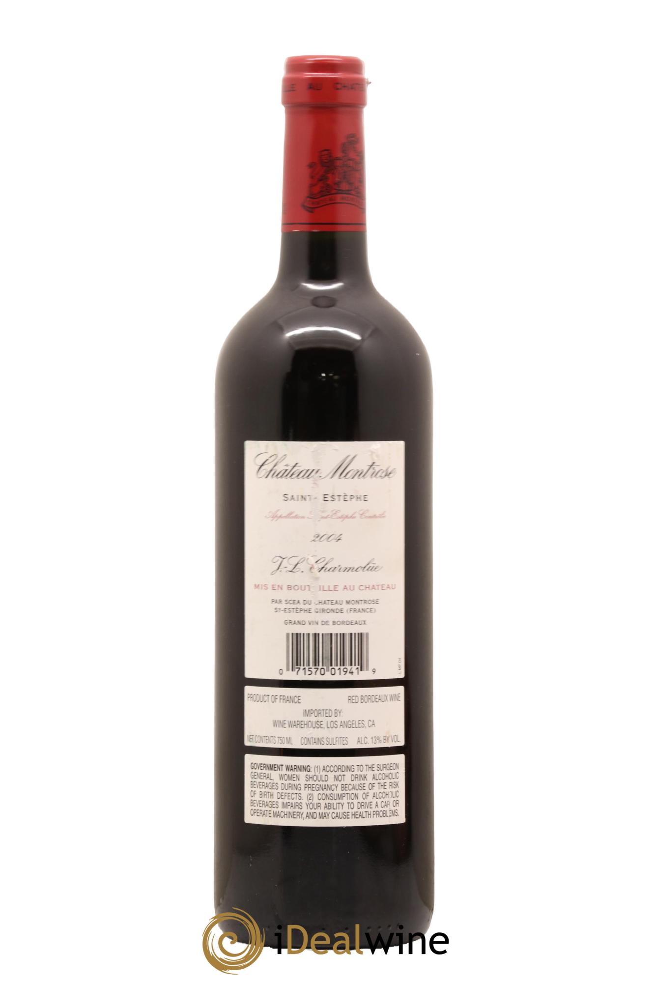 Château Montrose 2ème Grand Cru Classé 2004 - Posten von 1 Flasche - 1