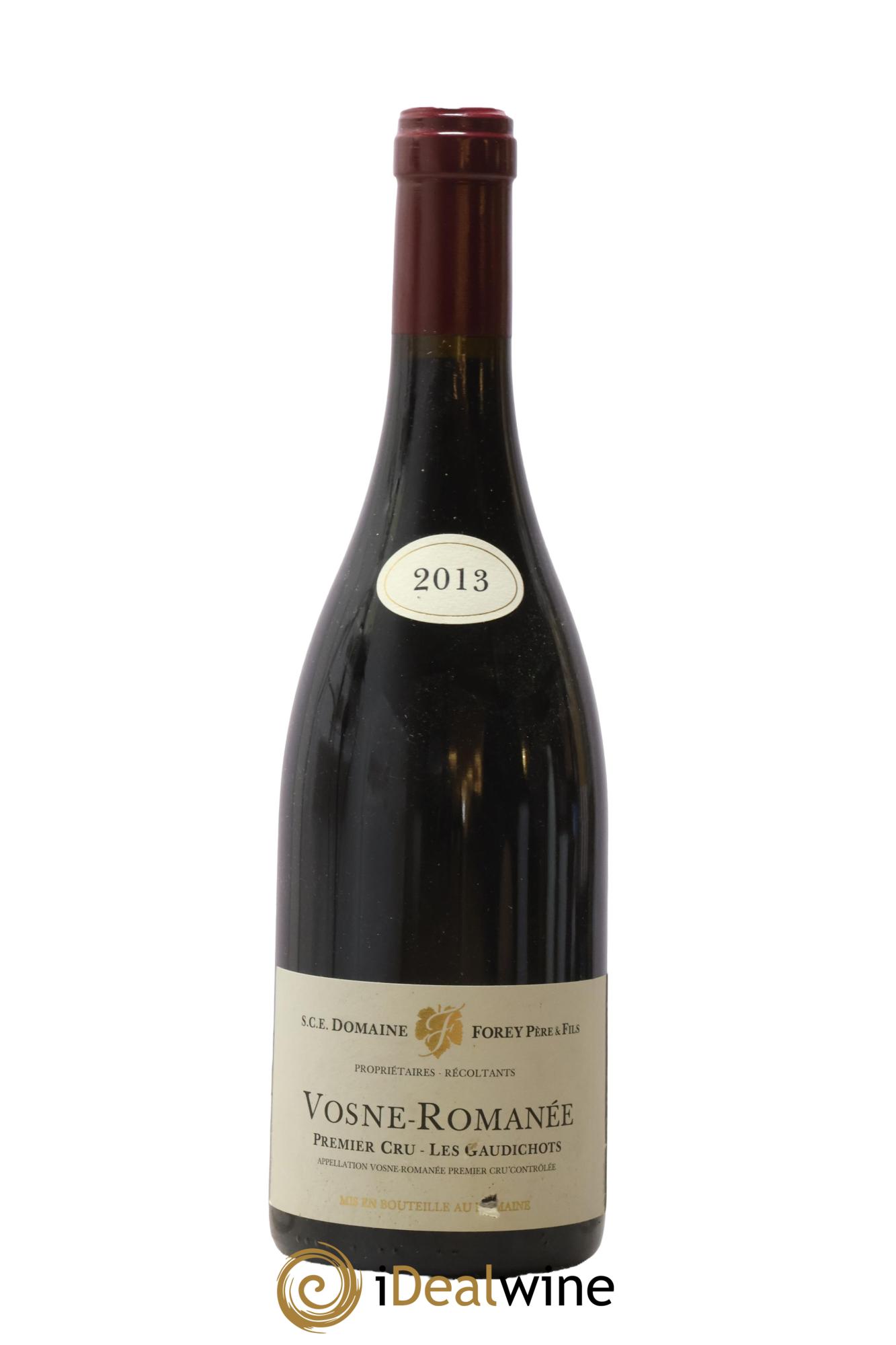 Vosne-Romanée 1er Cru Les Gaudichots Forey Père et Fils (Domaine) 2013 - Lot de 1 bouteille - 0