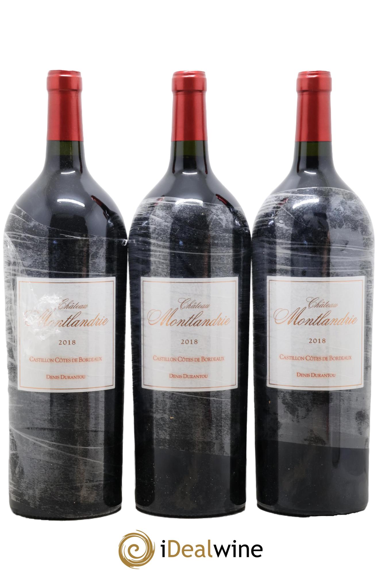Castillon-Côtes-de-Bordeaux (Côtes-de-Castillon) Château Montlandrie 2018 - Lot de 3 magnums - 0