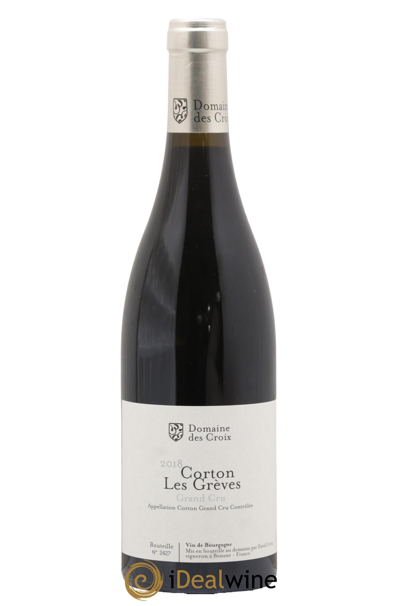Corton Grand Cru Les Grèves Croix (Domaine des) 2018 - Lot of 1 bottle - 0