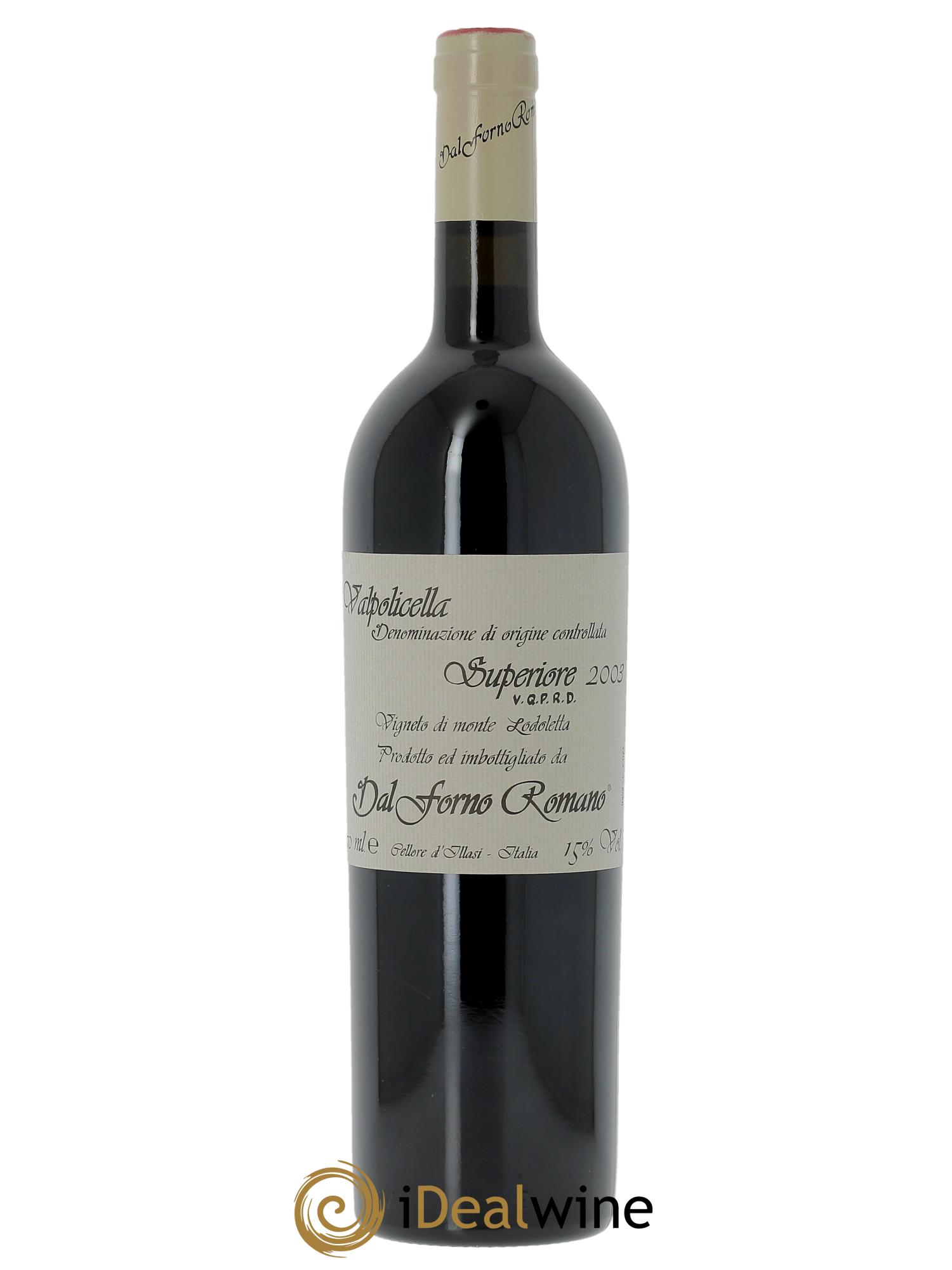 Valpolicella Superiore DOC Monte Lodoletta Dal Forno Romano  2003 - Lot of 1 bottle - 0