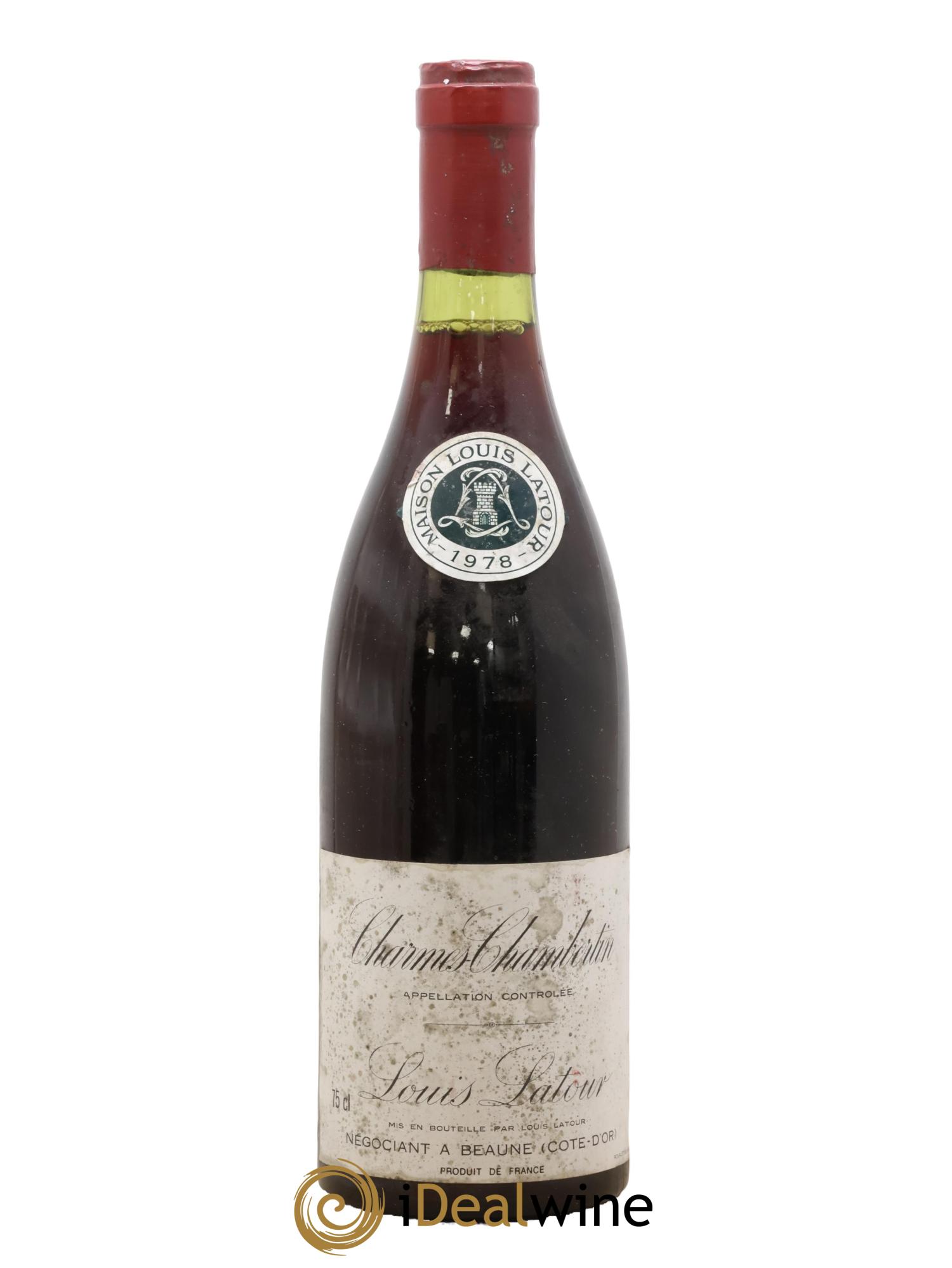 Charmes-Chambertin Grand Cru Louis Latour 1978 - Lot de 1 bouteille - 0