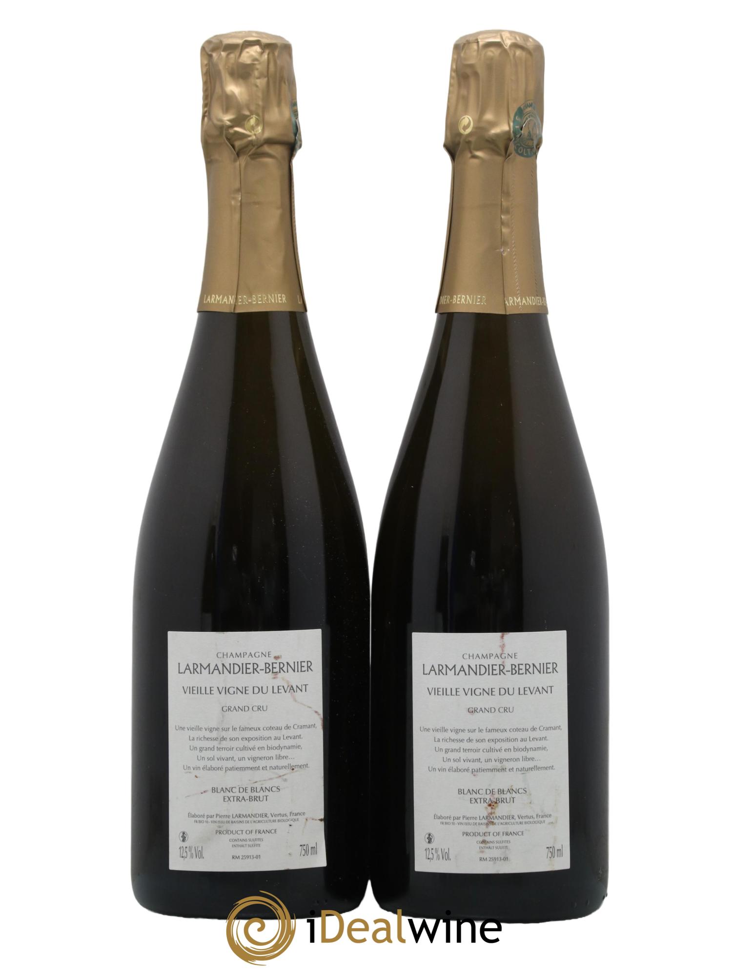 Vieille Vigne du Levant Grand Cru Extra-Brut Larmandier-Bernier 2010 - Lot de 2 bouteilles - 1