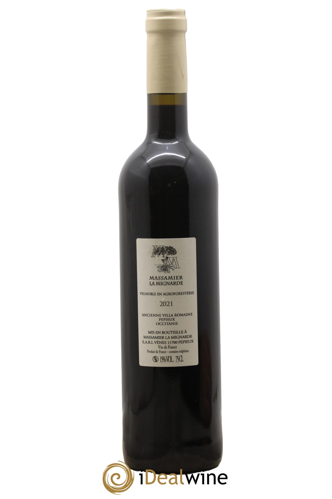 Vin de France Domvs Maximvs Massamier La Mignarde 2021 - Lot de 1 bouteille - 1