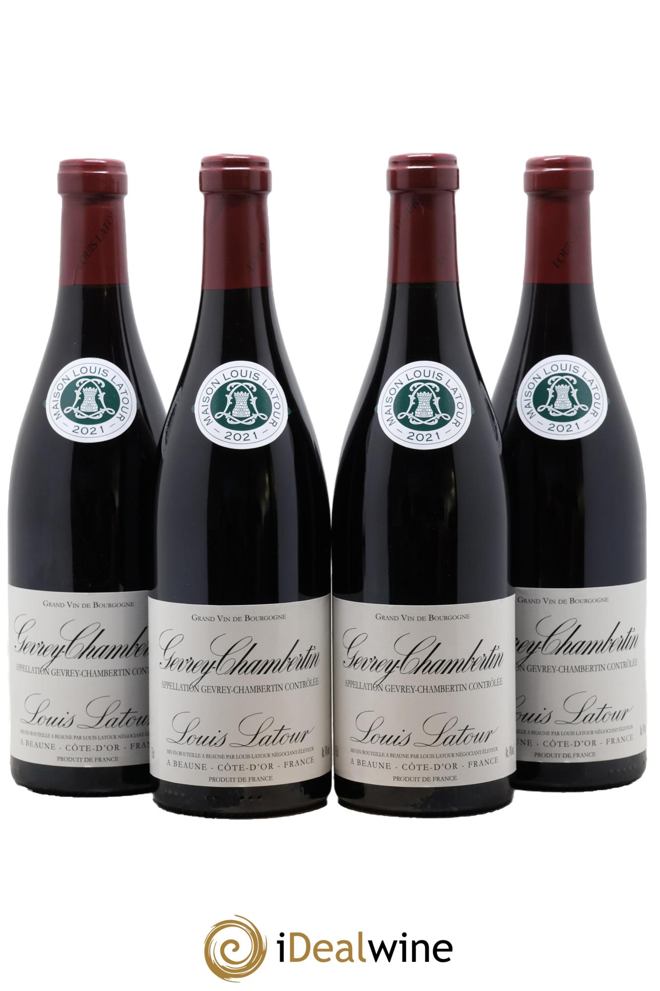 Gevrey-Chambertin Louis Latour 2021 - Lot of 4 bottles - 0