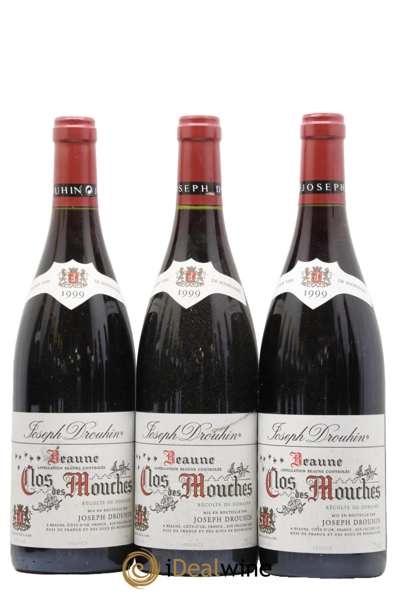 Beaune 1er Cru Clos des Mouches Joseph Drouhin 1999 - Lot de 6 bouteilles - 1