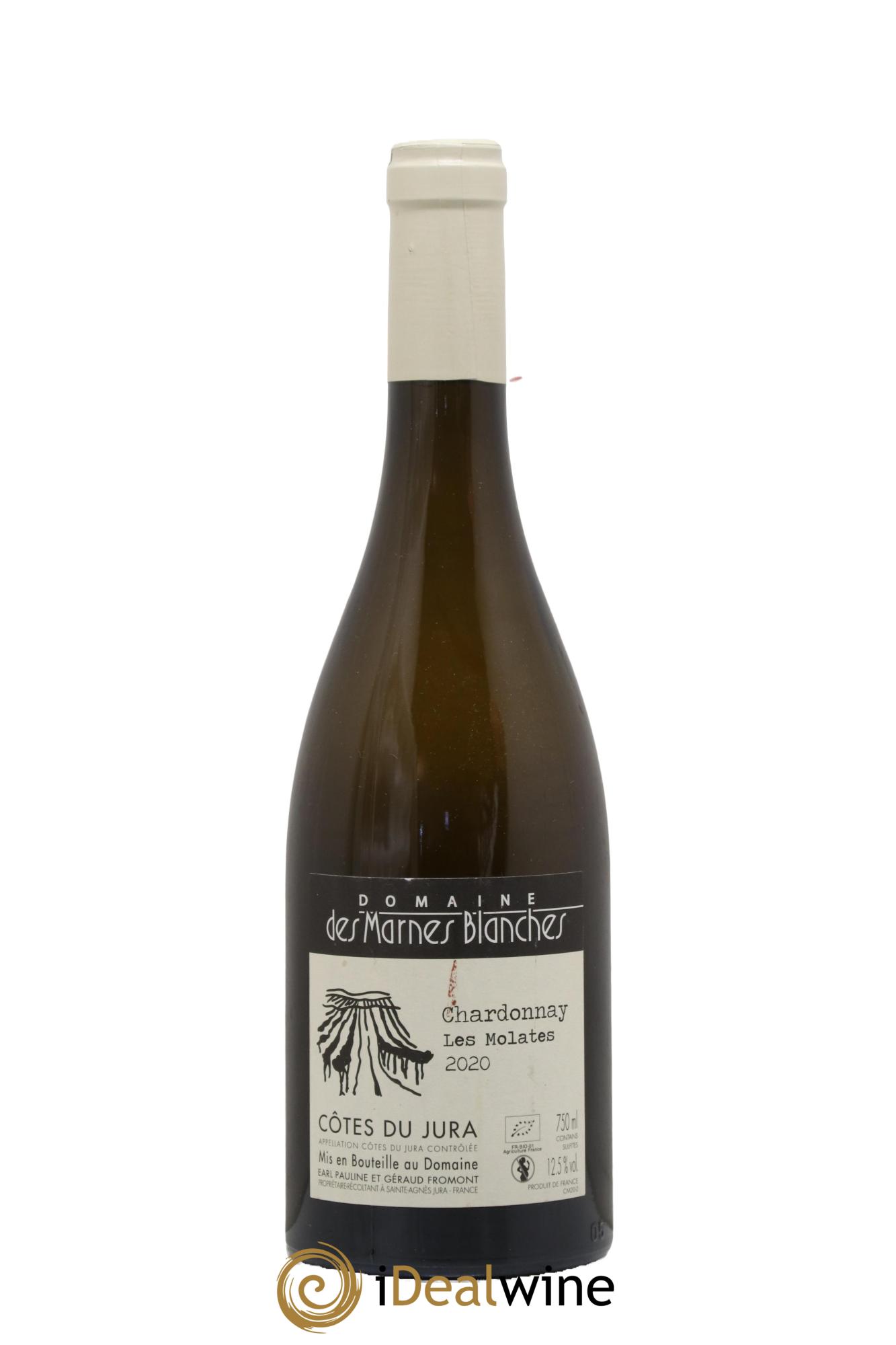 Côtes du Jura Les Molates Chardonnay Marnes Blanches (Domaine des) 2020 - Lot de 1 bouteille - 0