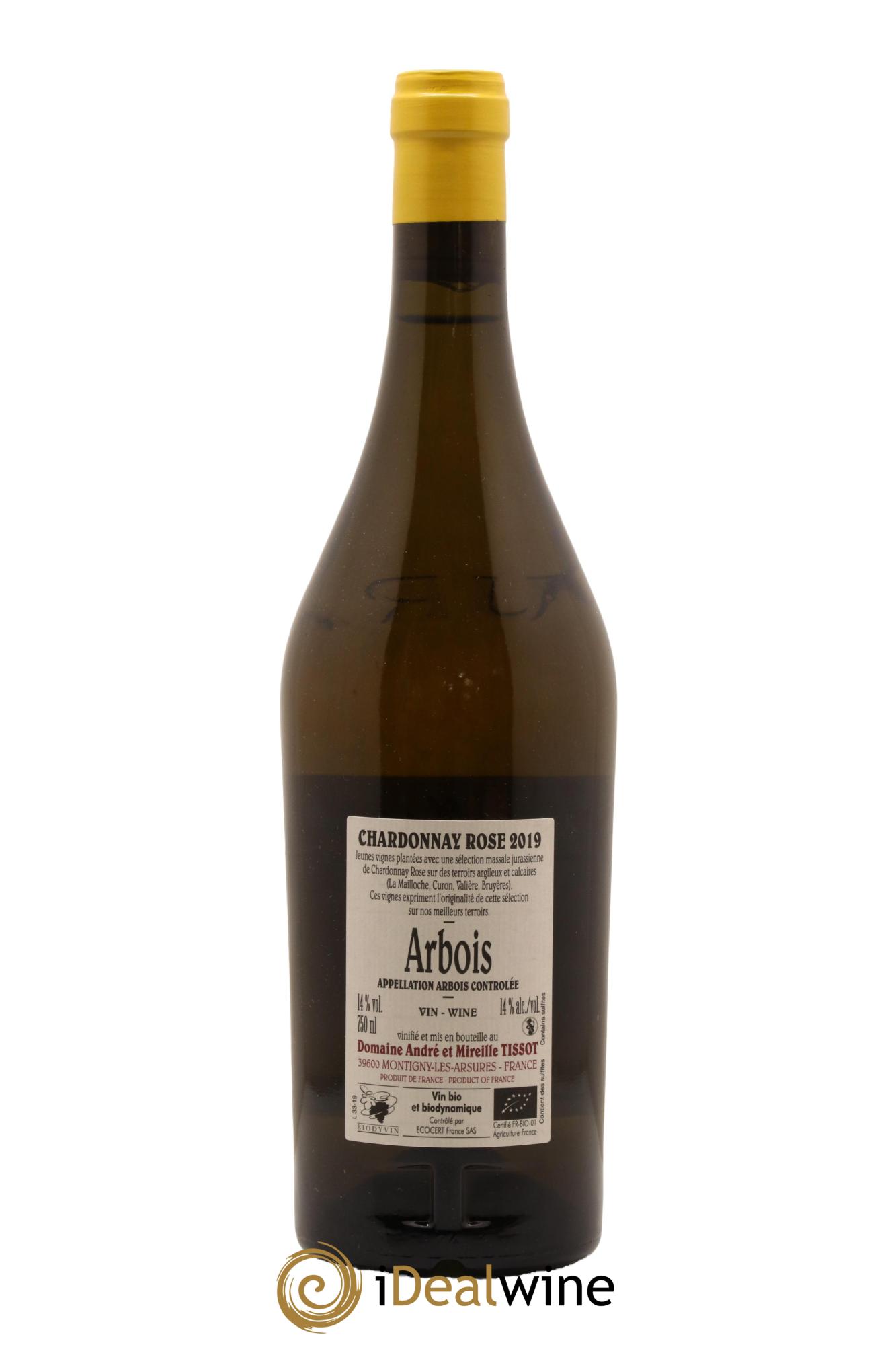 Arbois Rose Massale Bénédicte et Stéphane Tissot 2019 - Lot de 1 bouteille - 1