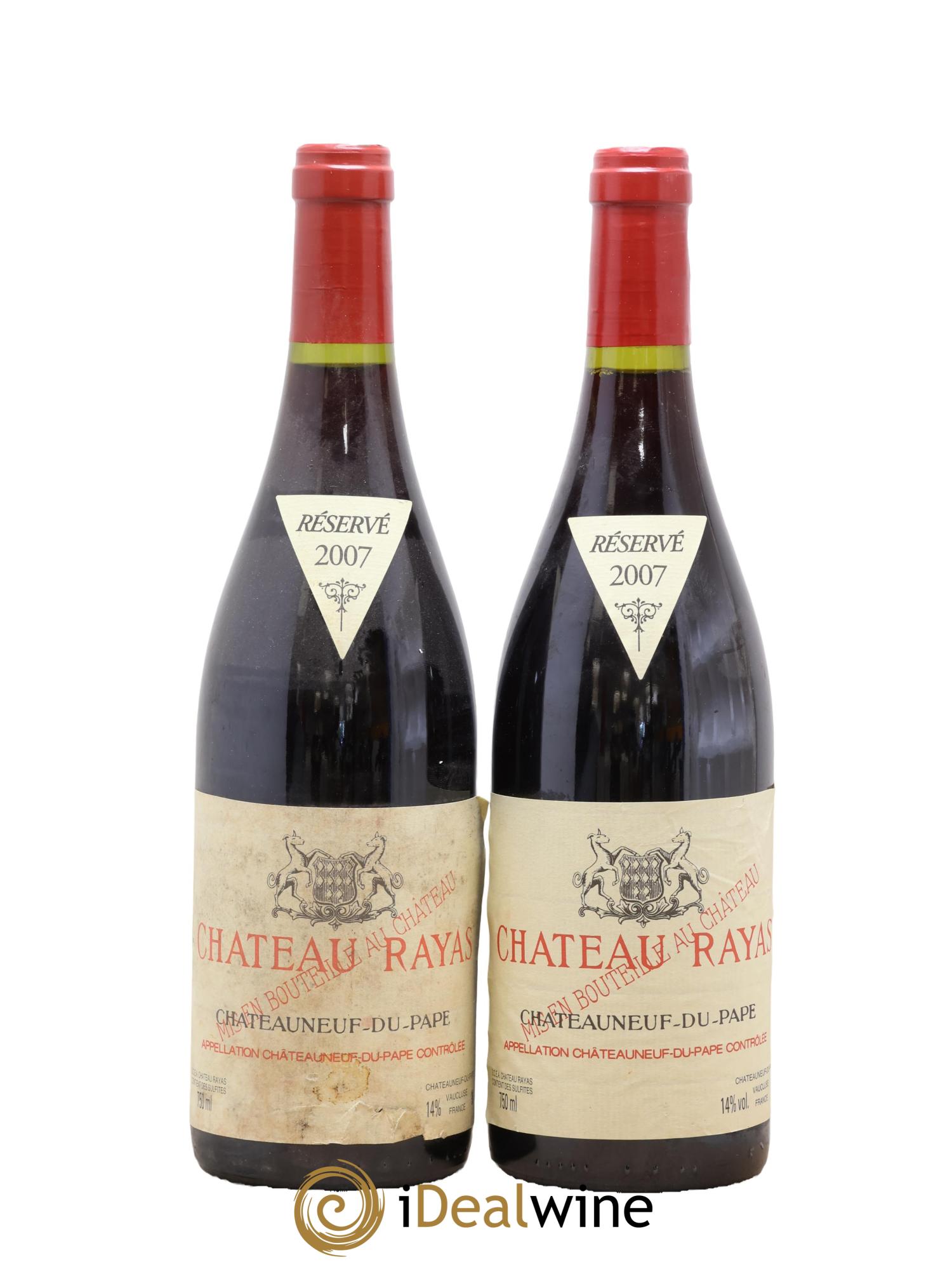Châteauneuf-du-Pape Château Rayas Emmanuel Reynaud 2007 - Posten von 2 Flaschen - 0