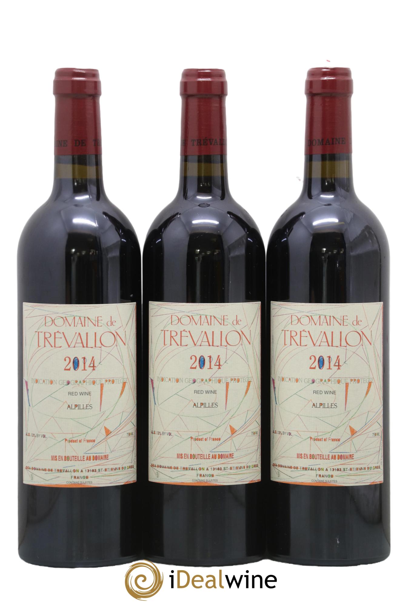 IGP Alpilles Trévallon (Domaine de) Eloi Dürrbach 2014 - Lot de 3 bouteilles - 0